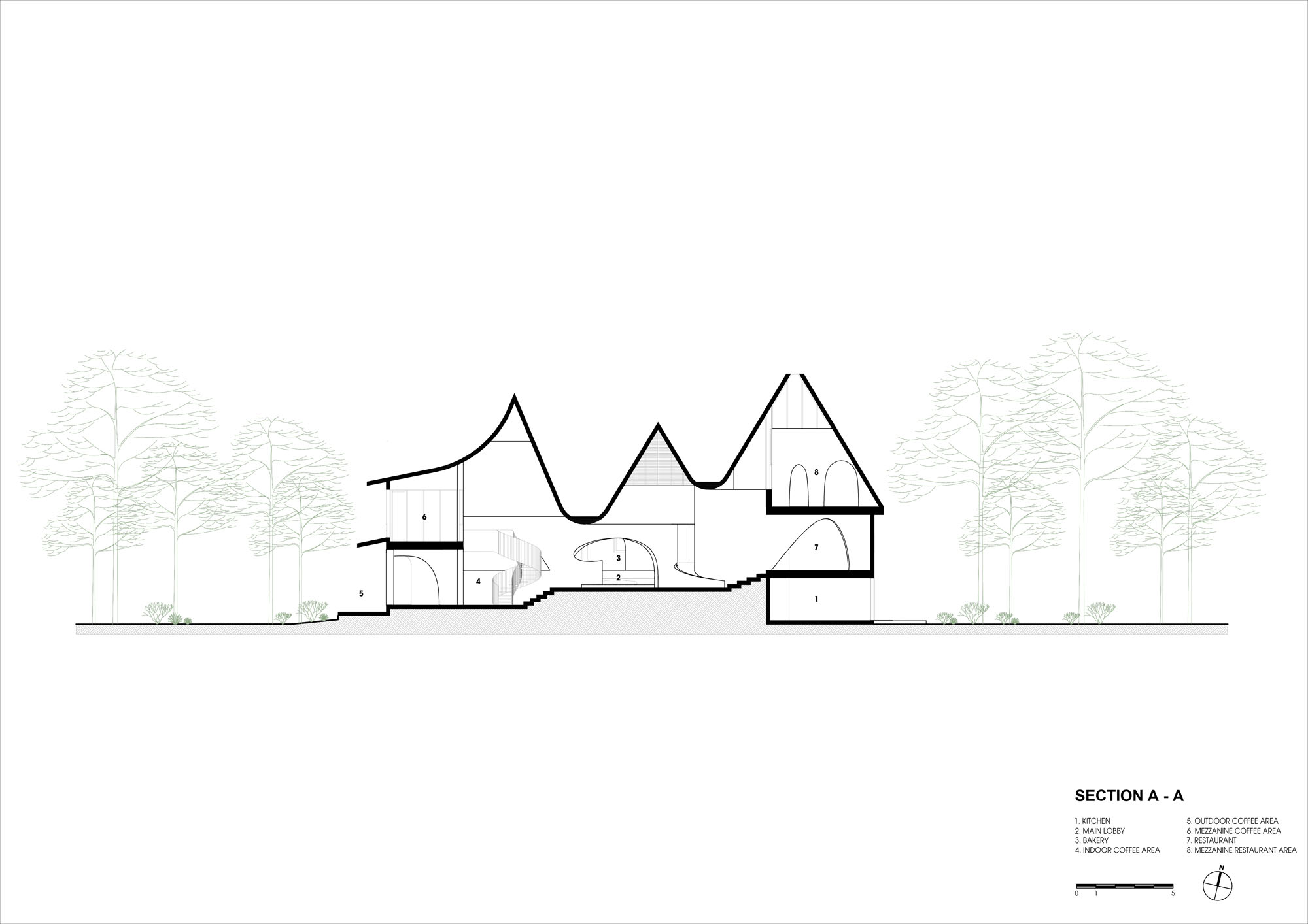 〈MA.DEビストロ(MA.DE Bistro)〉AN NAM Design and Build