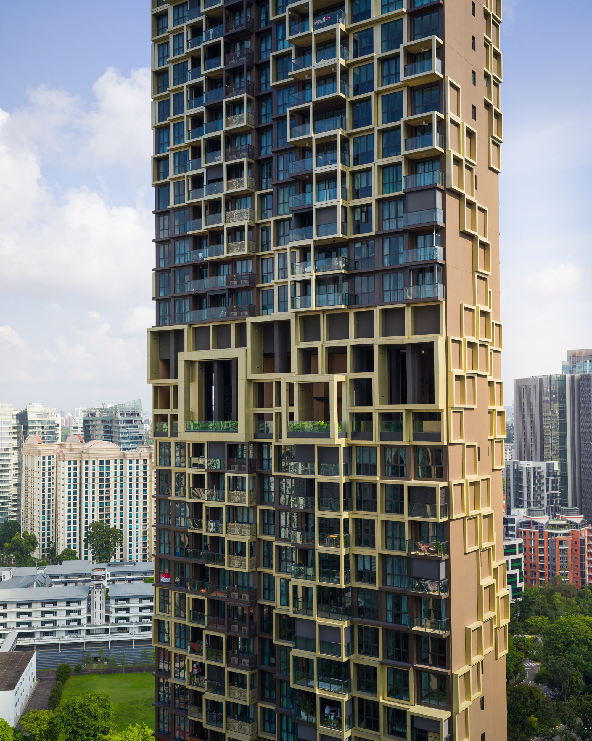 〈アーウェル・ヒル・レジデンス（Irwell Hill Residences）〉MVRDV、ADDPアーキテクツ（ADDP Architects）