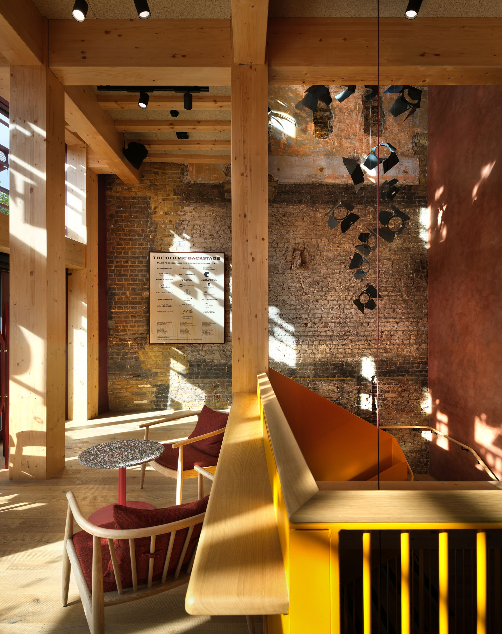 〈オールド・ヴィック・シアター・バックステージ（Backstage at The Old Vic）〉ヘイワース・トンプキンス（Haworth Tompkins）