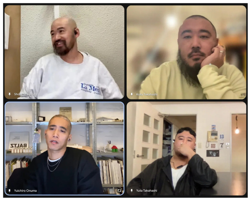 UM（宮下翔多、高橋孝太、高橋優太、大沼雄一郎）近影