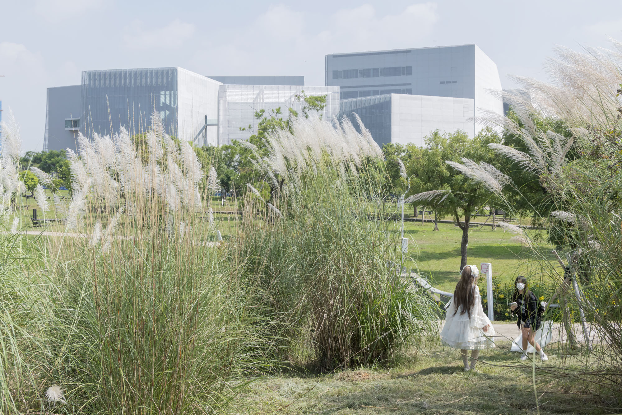 〈台中緑美図(Taichung Green Museumbrary)〉SANAA