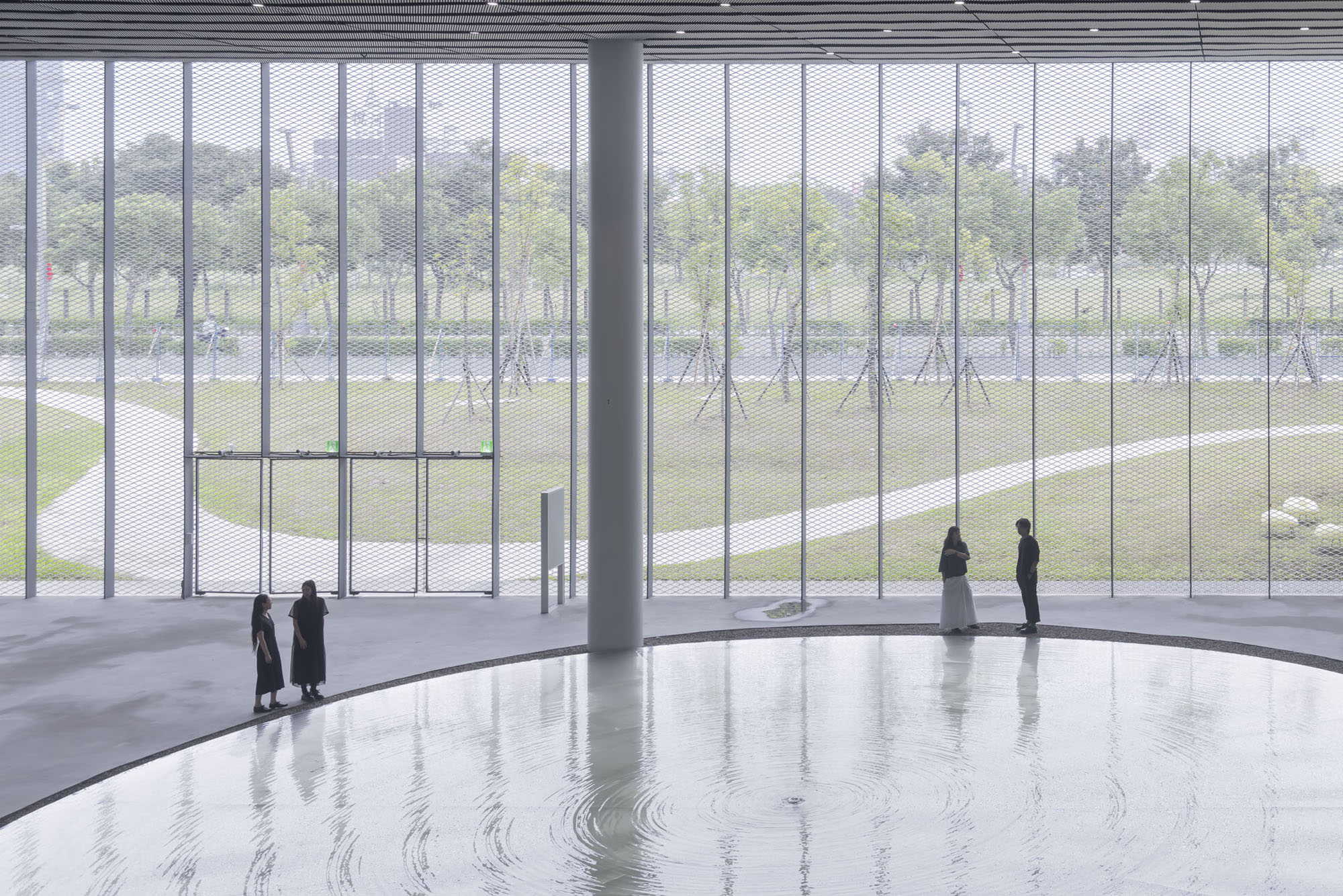 〈台中緑美図(Taichung Green Museumbrary)〉SANAA