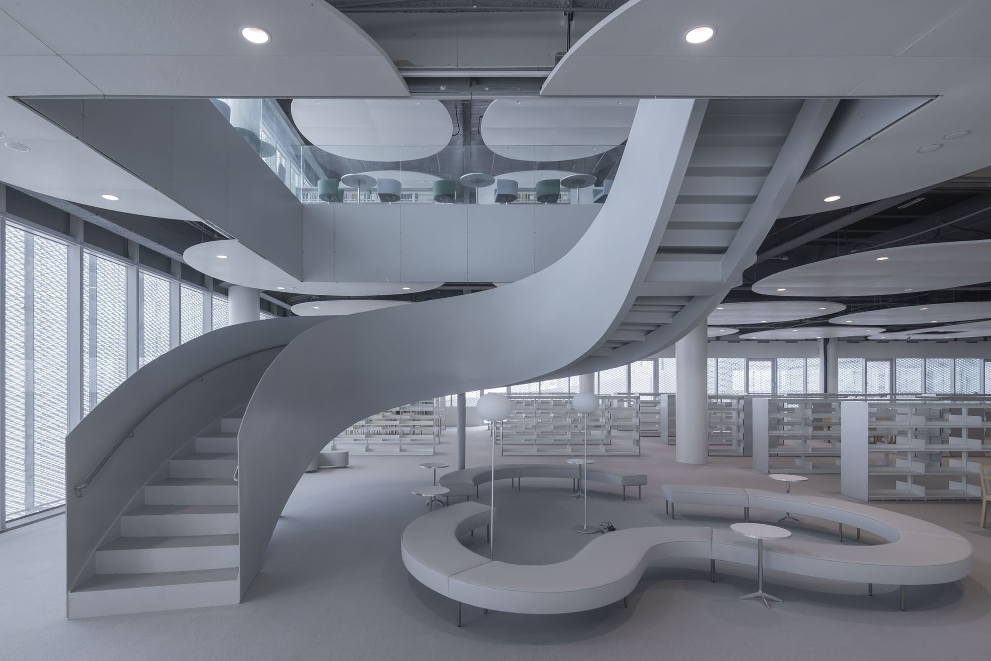 〈台中緑美図(Taichung Green Museumbrary)〉SANAA