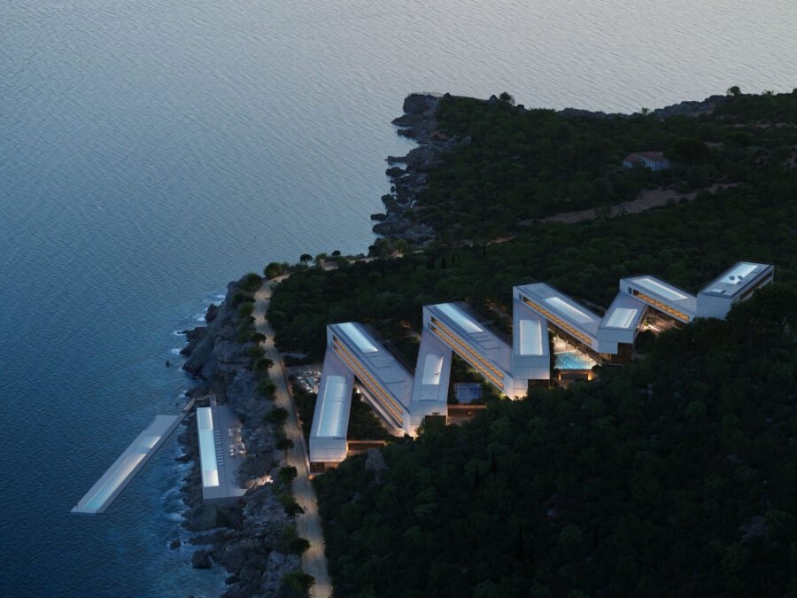 地形をなぞる「ジグザグ」のリゾート施設〈Zig Zag Resort〉JA Joubert Architecture、UNS Architects、アルバニア