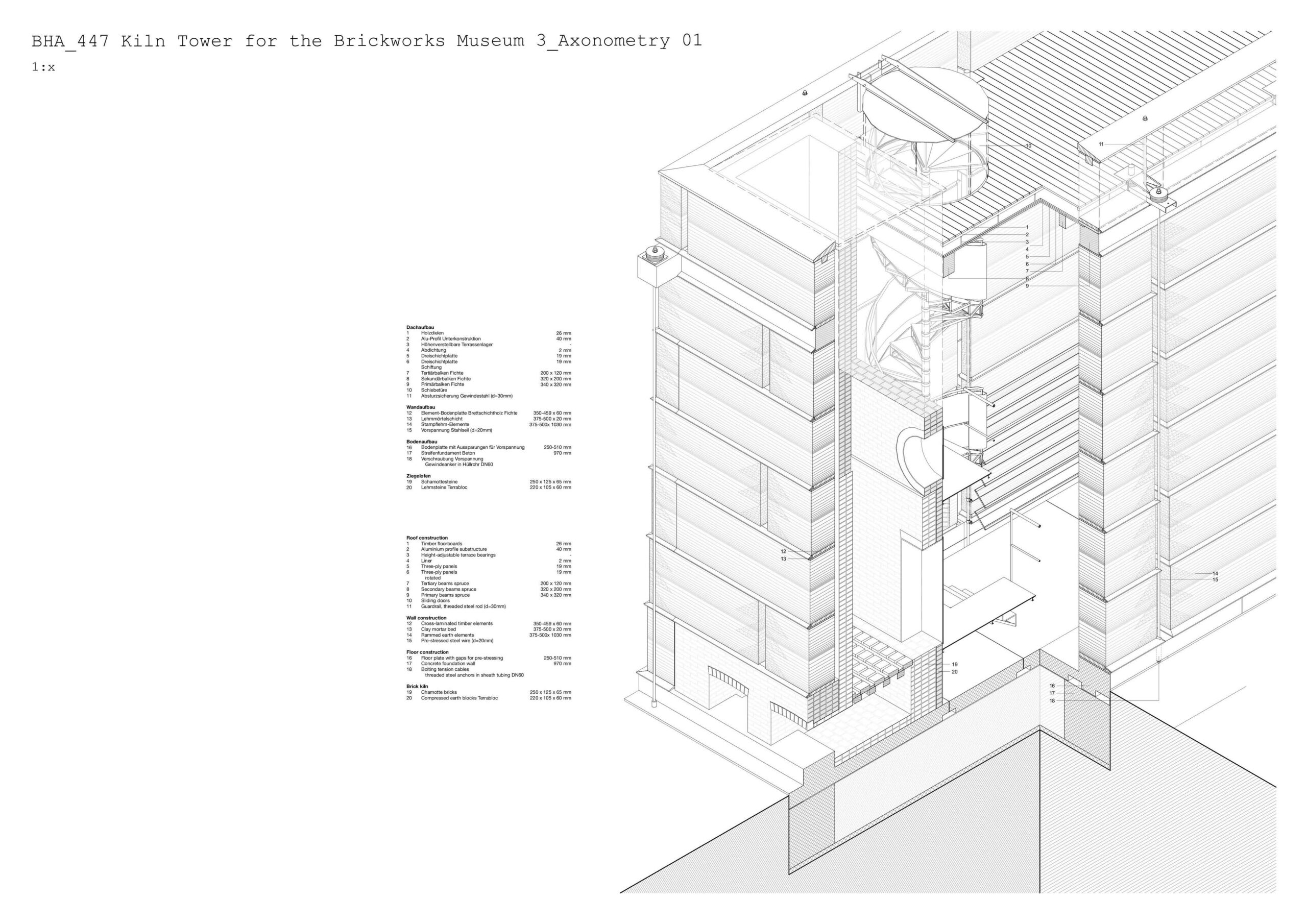 〈窯の塔(Kiln tower)〉ボルツハウザー・アーキテクテン(Boltshauser Architekten)