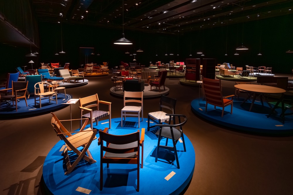 「織田コレクション　ハンス・ウェグナー展　至高のクラフツマンシップ」会場写真