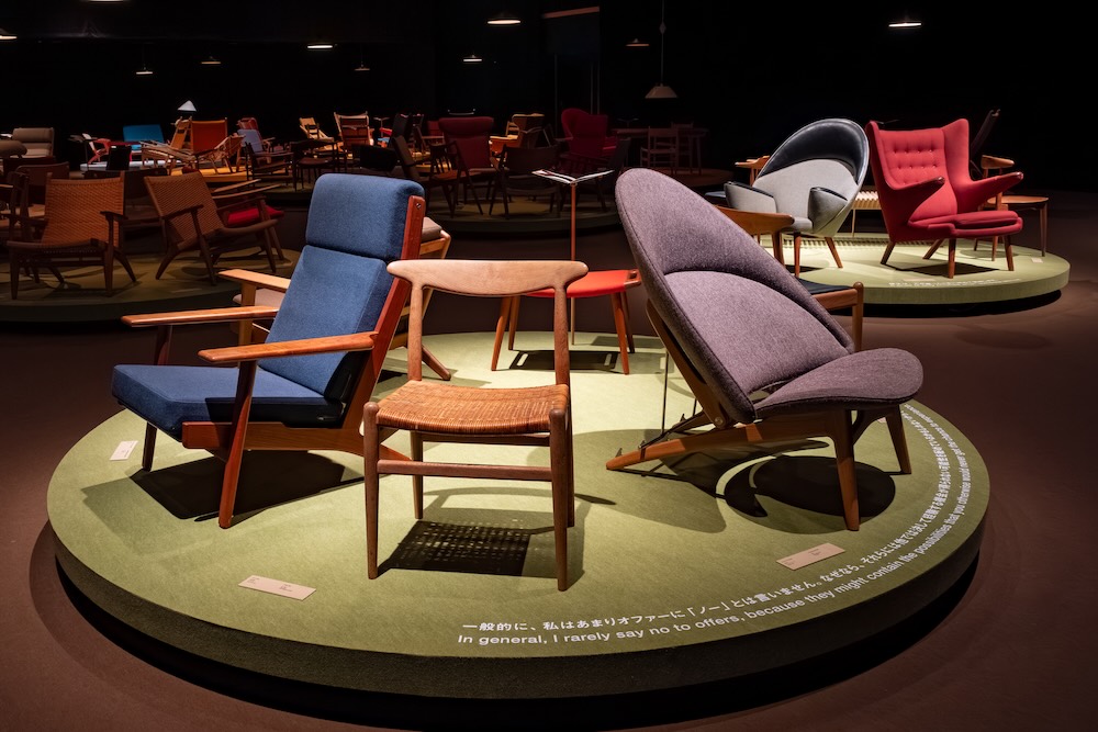 「織田コレクション　ハンス・ウェグナー展　至高のクラフツマンシップ」会場写真