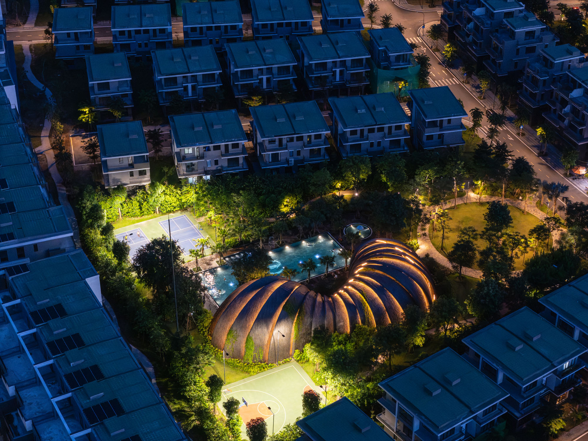 〈グオット・ガーデン・クラブハウス（Guột Garden Club House）〉ホー・クエ・アーキテクツ（Ho Khue Architects）