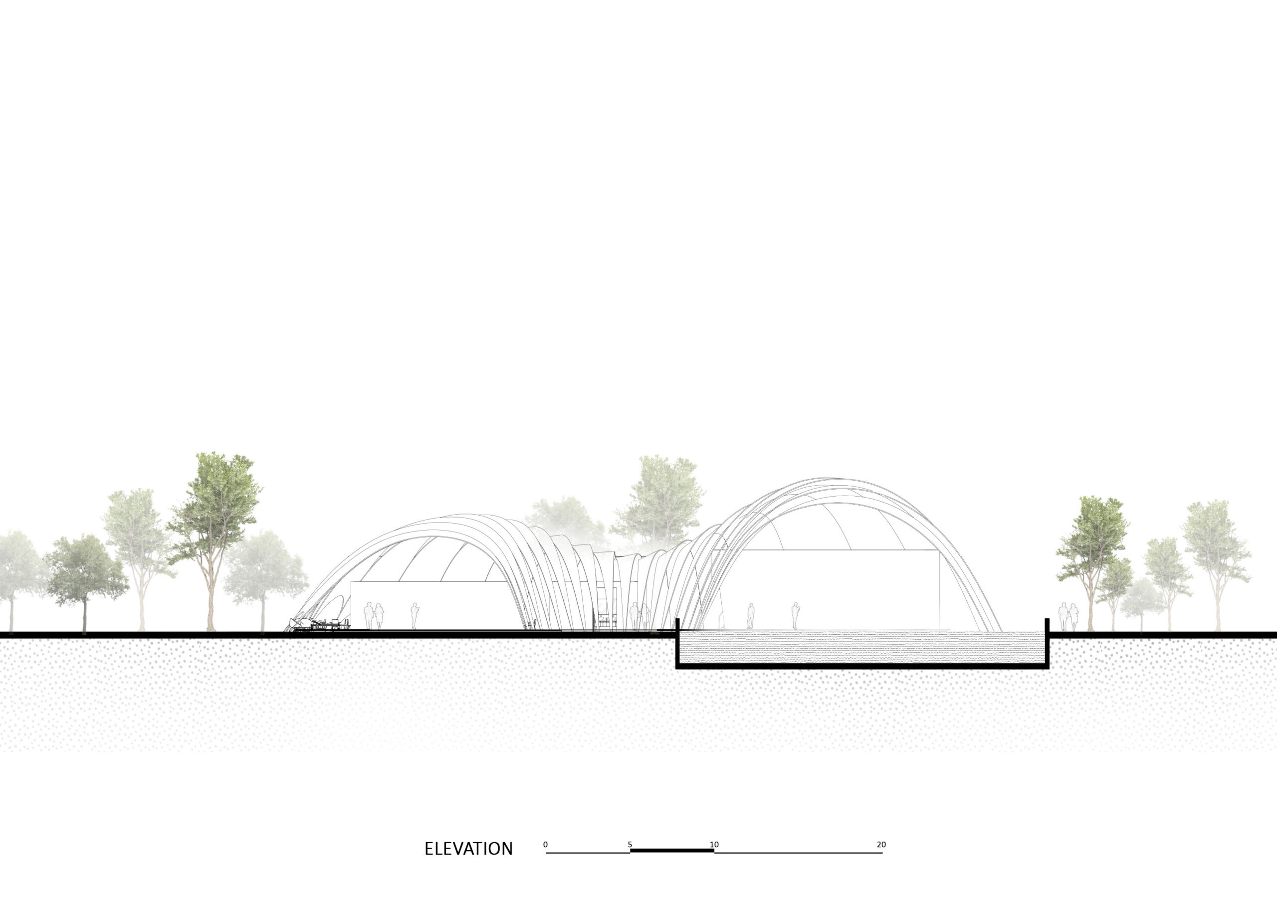 〈グオット・ガーデン・クラブハウス（Guột Garden Club House）〉ホー・クエ・アーキテクツ（Ho Khue Architects）