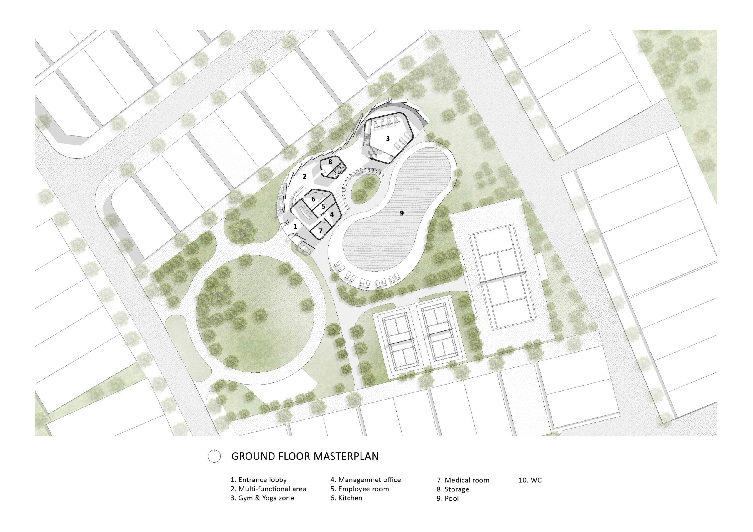 〈グオット・ガーデン・クラブハウス（Guột Garden Club House）〉ホー・クエ・アーキテクツ（Ho Khue Architects）