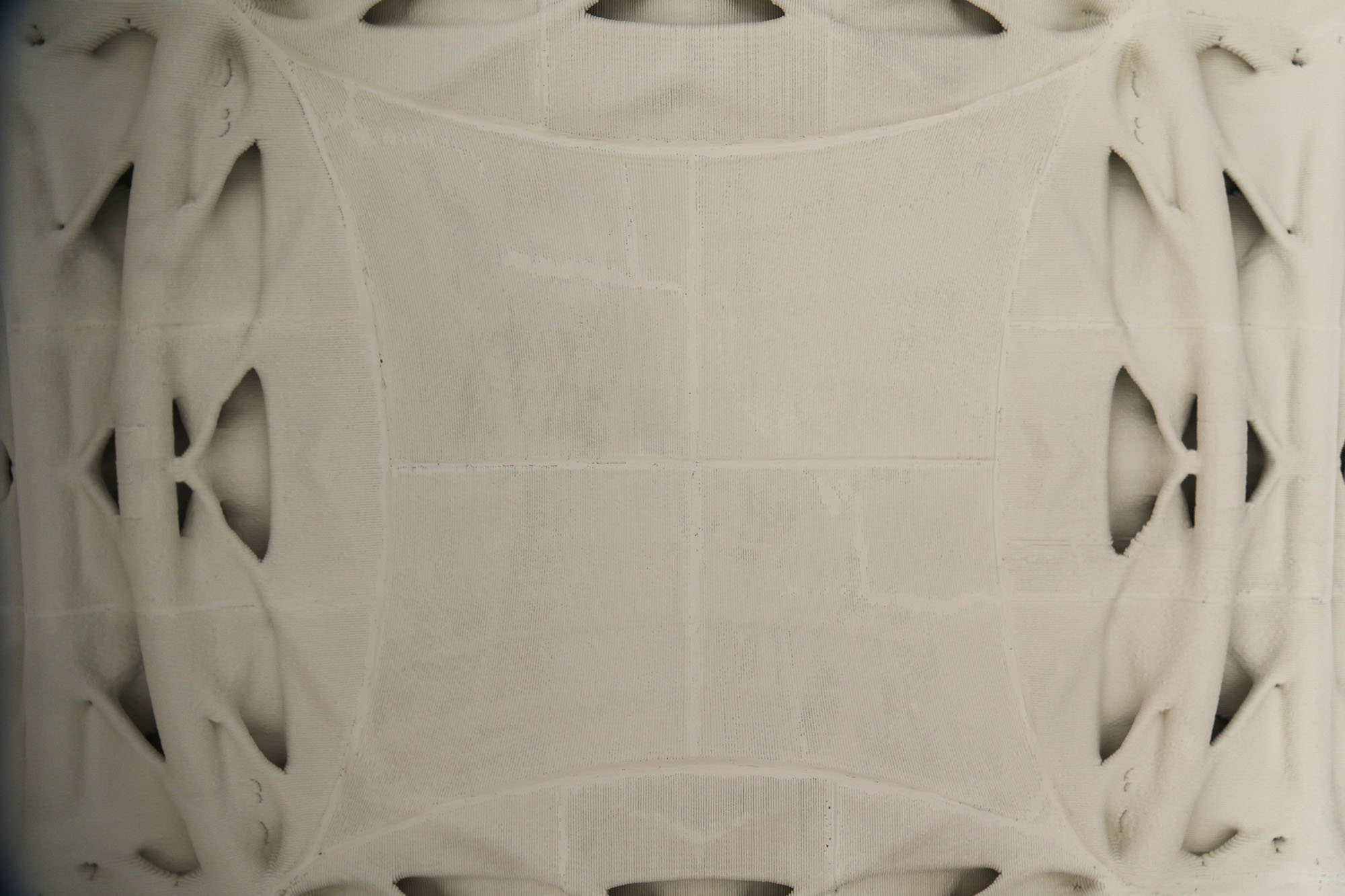 「3Dプリント式ケーブル支持床システム（3D-printed funicular floor system）」ペンシルバニア大学 多面体構造研究所（Polyhedral Structures Laboratory）