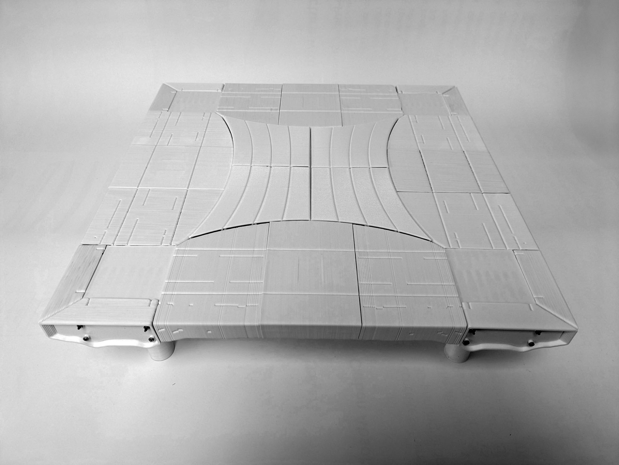 「3Dプリント式ケーブル支持床システム（3D-printed funicular floor system）」ペンシルバニア大学 多面体構造研究所（Polyhedral Structures Laboratory）