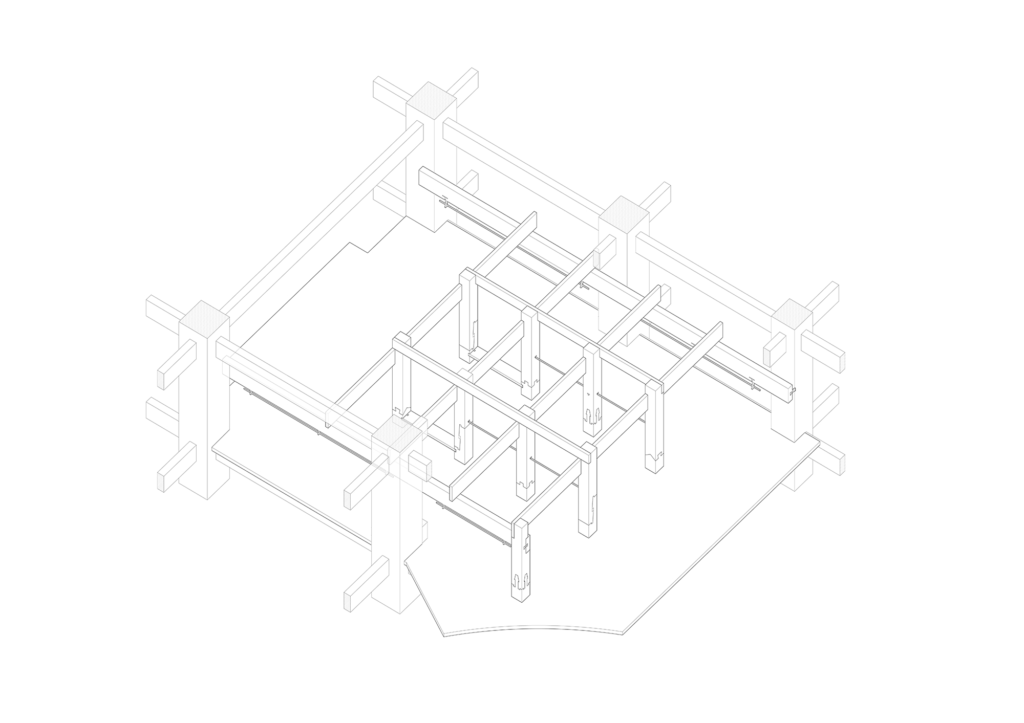 〈禅の柱（Pillar of Zen） — DANNONG Store at The MixC Taiyuan〉LUOスタジオ（LUO studio）