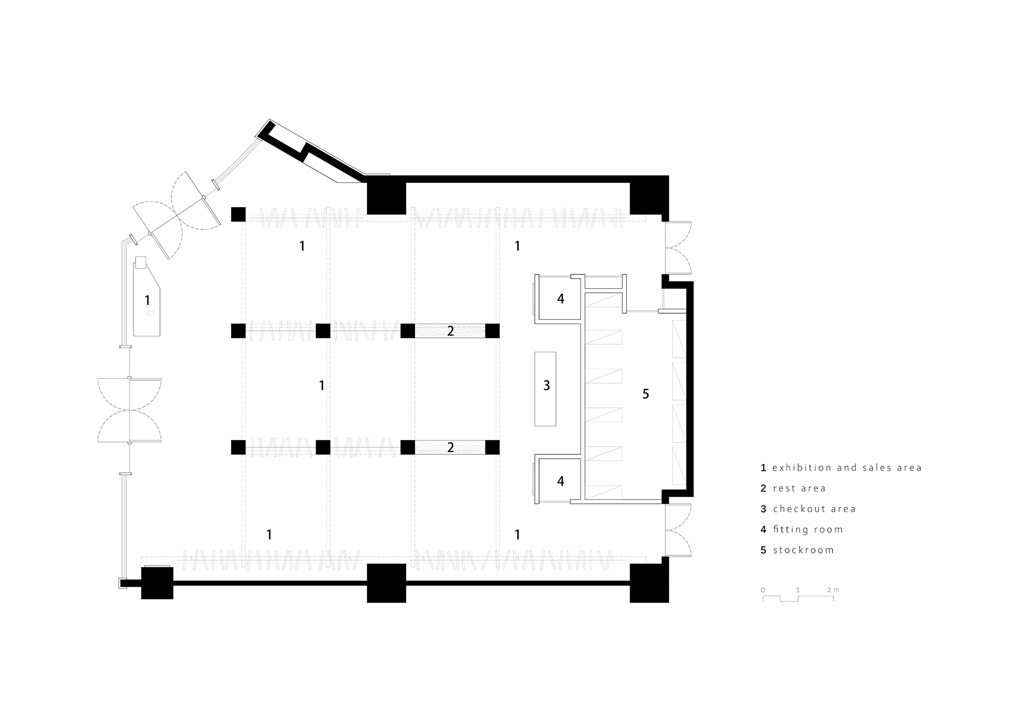 〈禅の柱（Pillar of Zen） — DANNONG Store at The MixC Taiyuan〉LUOスタジオ（LUO studio）