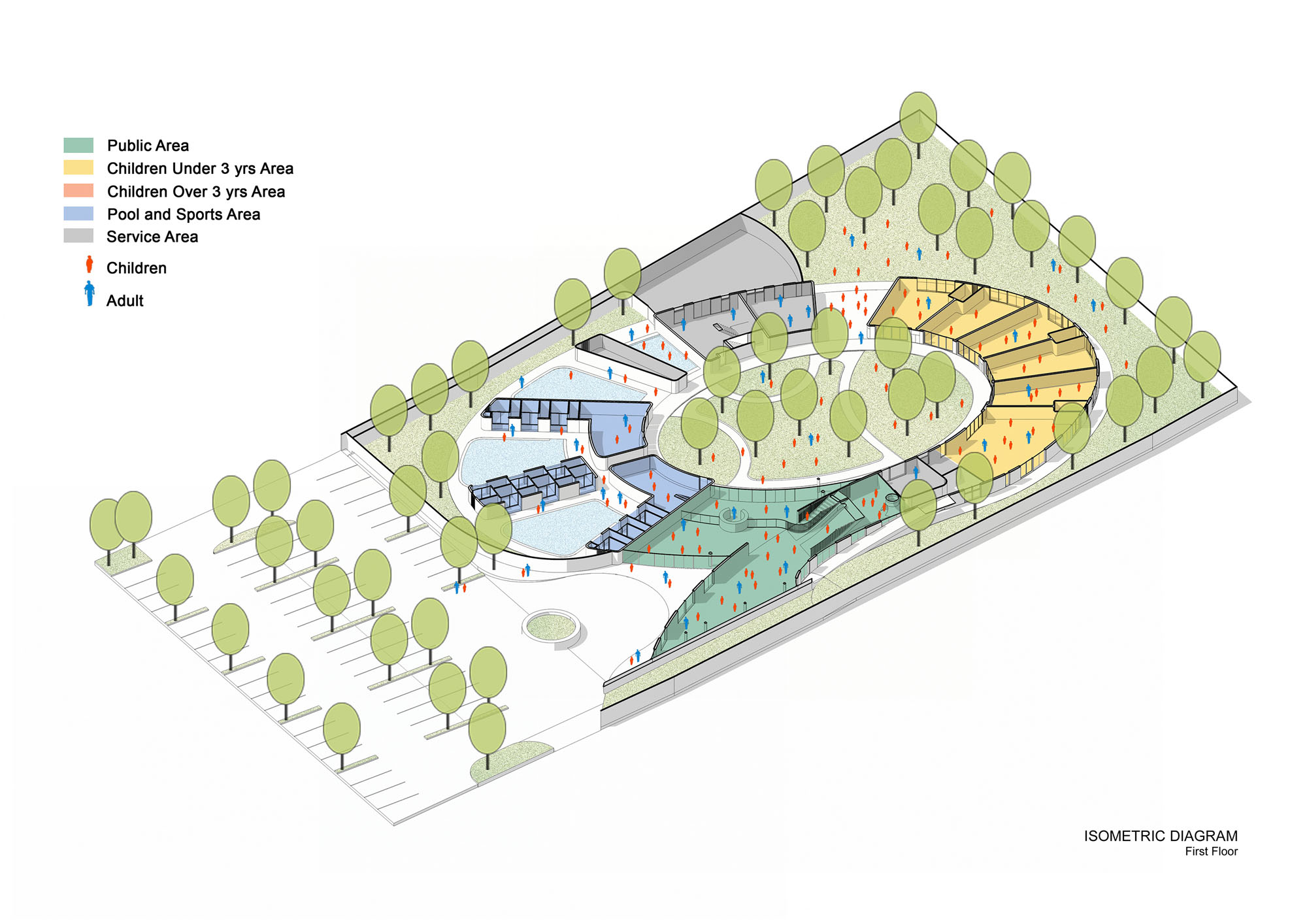 〈ケンジントン・ラーニングスペース（The Kensington Learning space）〉プラン・アーキテクト（Plan Architect）