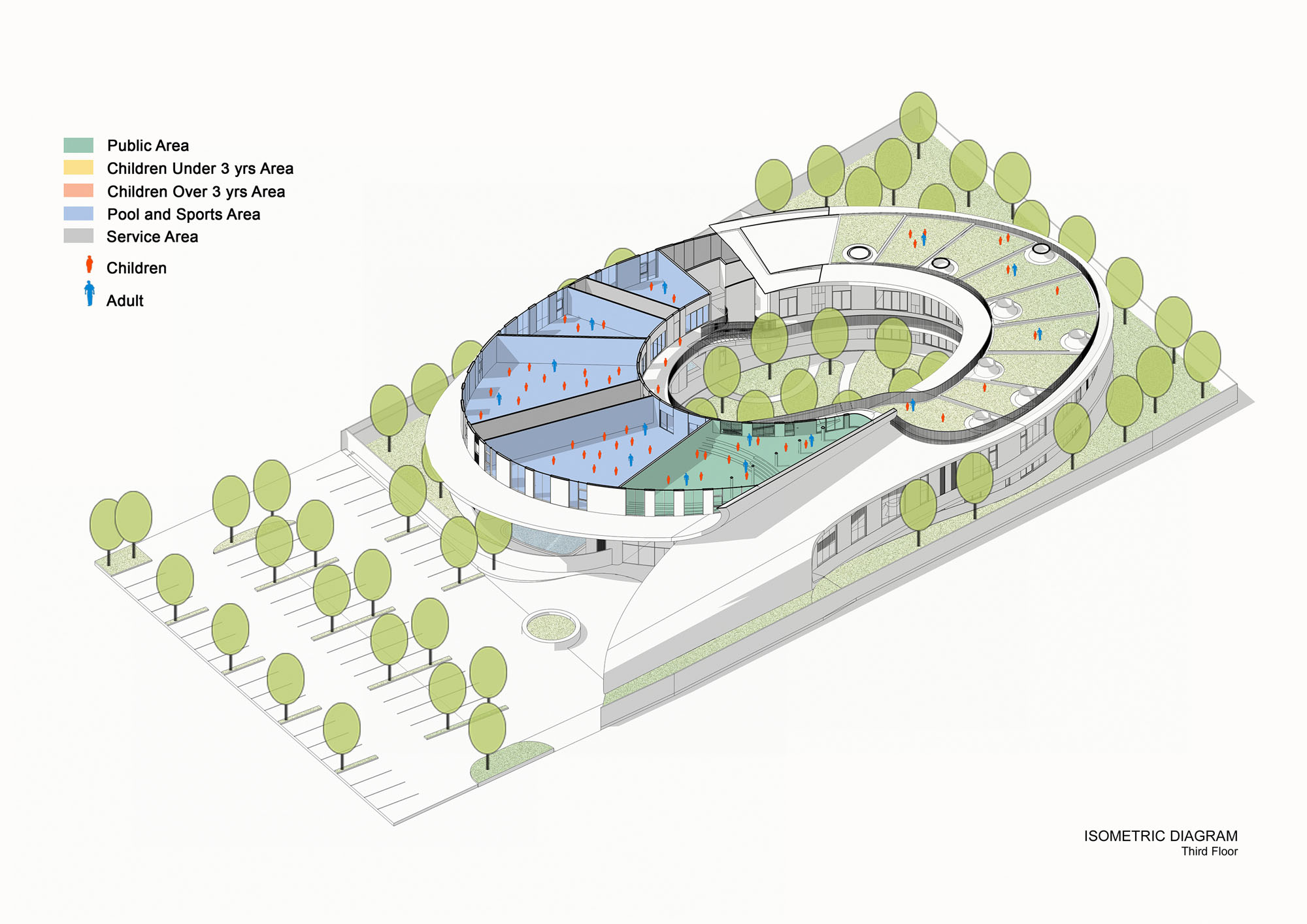 〈ケンジントン・ラーニングスペース（The Kensington Learning space）〉プラン・アーキテクト（Plan Architect）