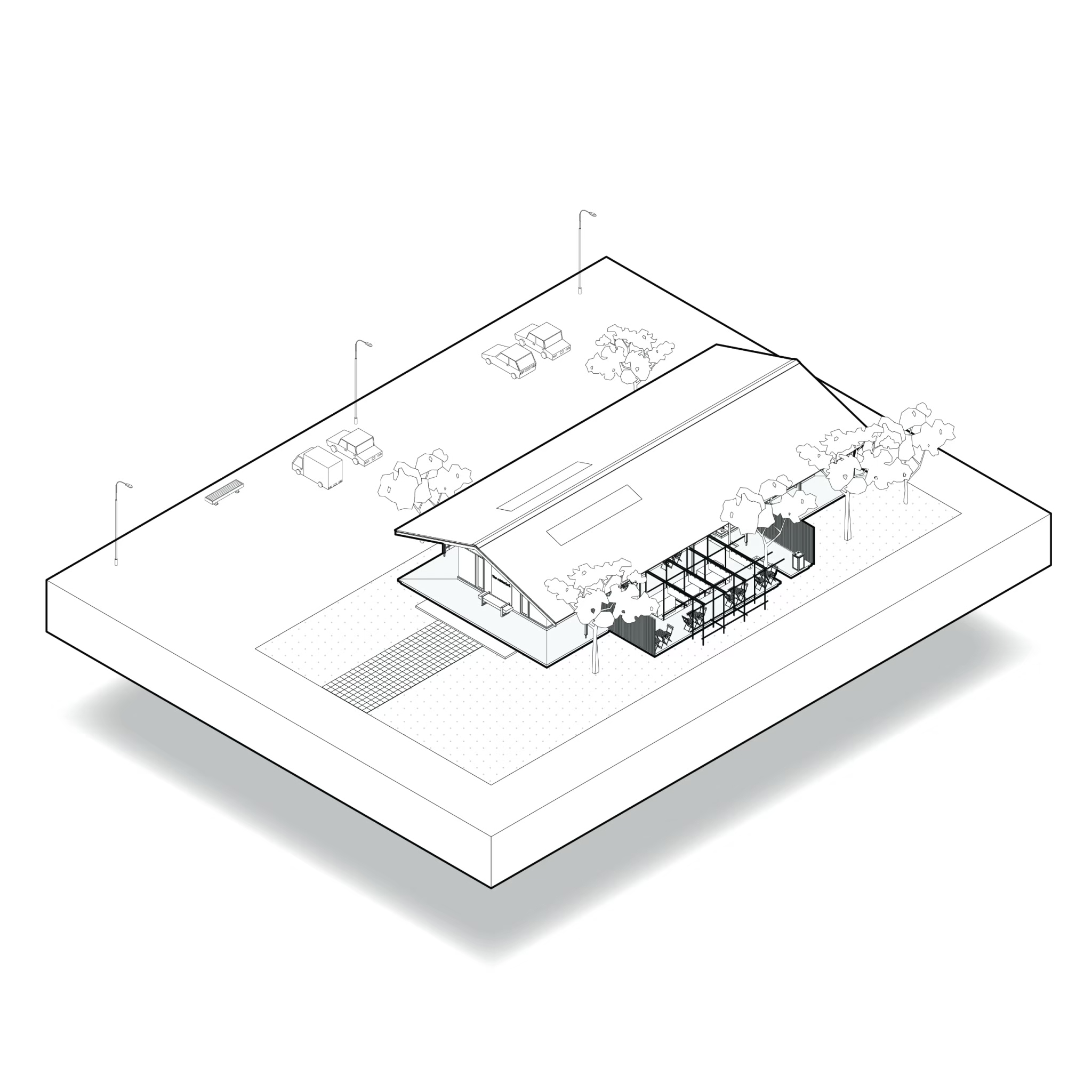 〈The Rubber(er) Café〉SA-ARDスタジオ（SA-ARD studio）