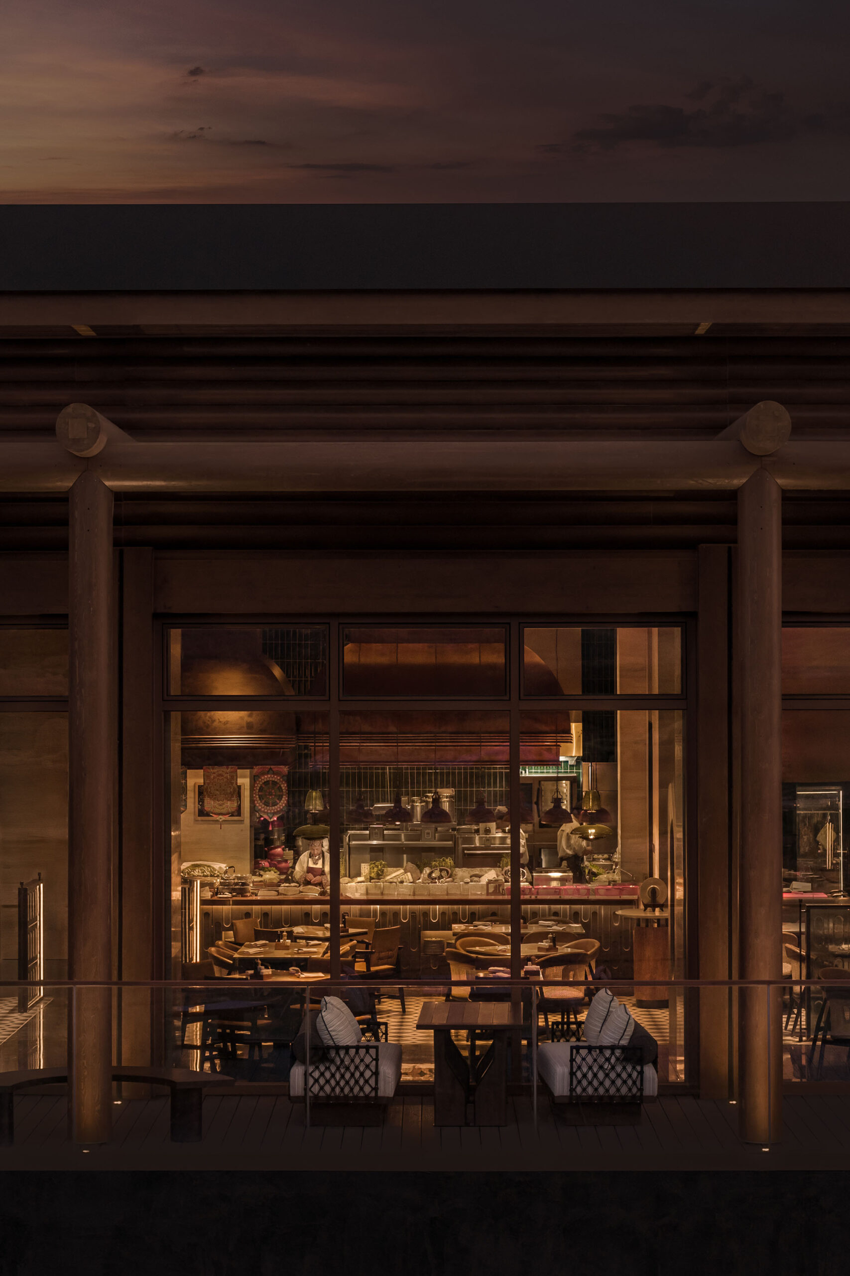 〈ホテルインディゴ・ナラティ（Hotel Indigo Nalati）〉CCD（Cheng Chung Design）