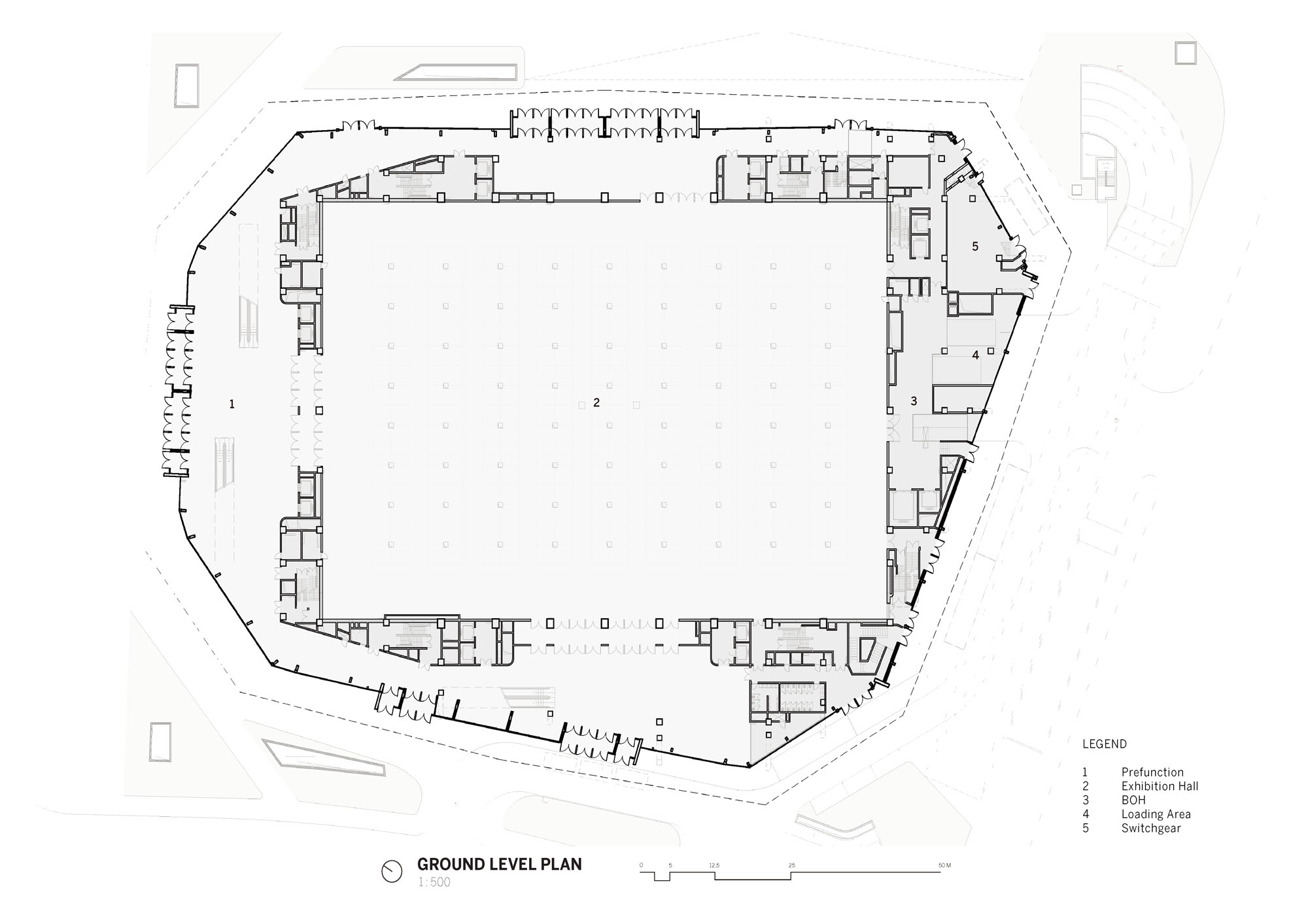 〈上海ウェストバンド・コンベンションセンター（Shanghai West Bund Convention Center）〉スキッドモア・オーウィングズ・アンド・メリル（Skidmore, Owings & Merrill、SOM）