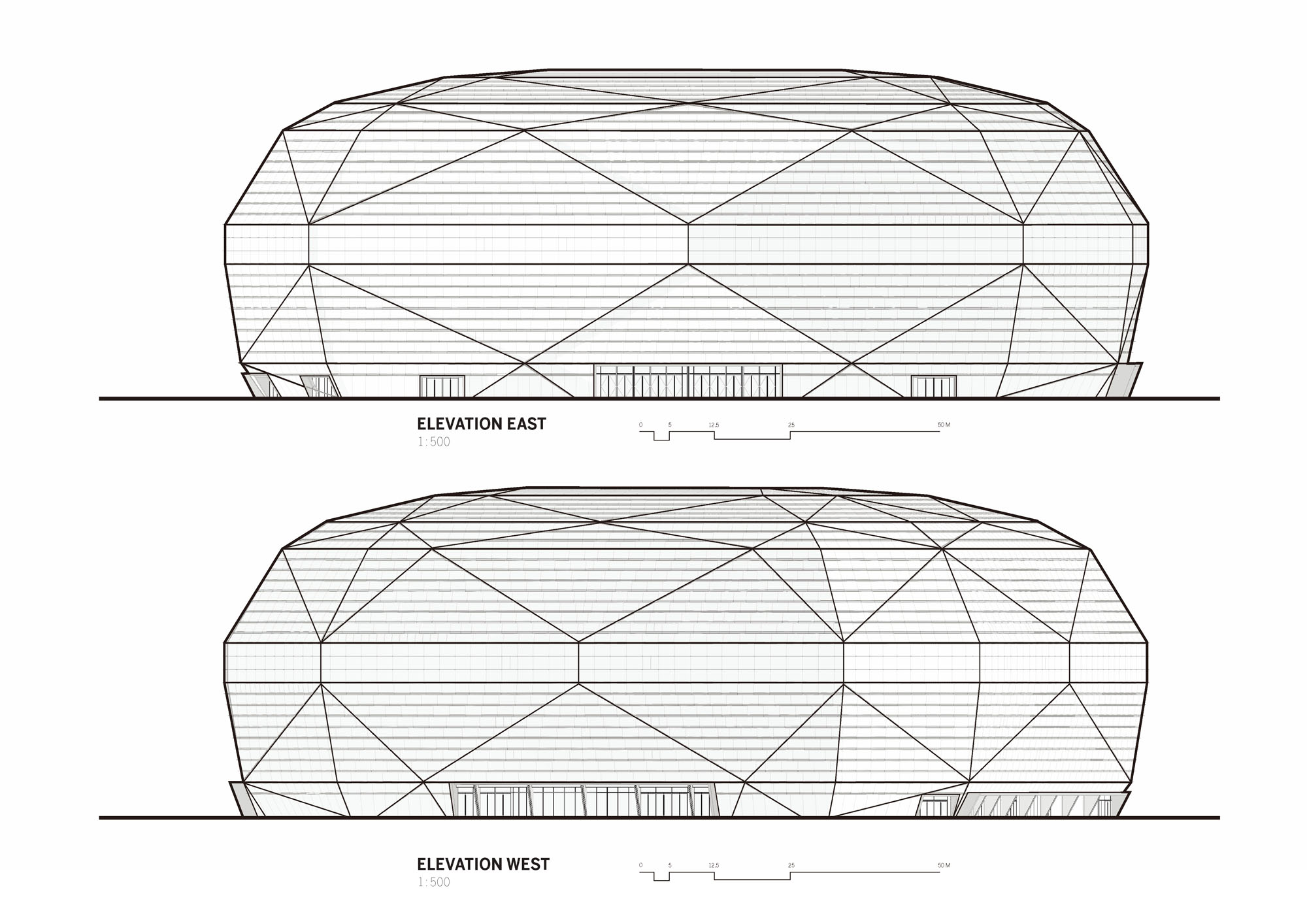 〈上海ウェストバンド・コンベンションセンター（Shanghai West Bund Convention Center）〉スキッドモア・オーウィングズ・アンド・メリル（Skidmore, Owings & Merrill、SOM）