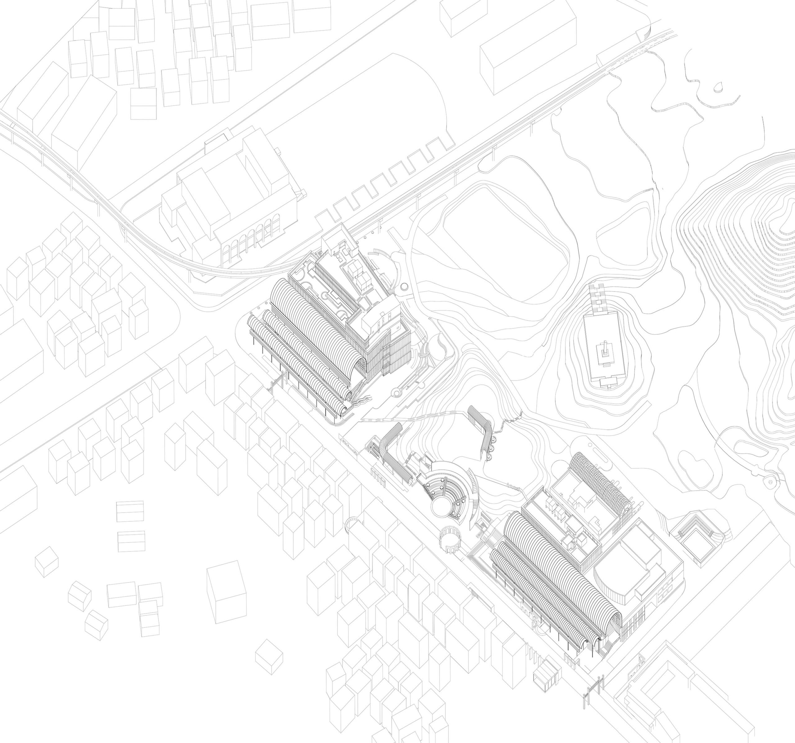 〈坑梓文化技術センター（Kengzi Cultural and Technology Centre）〉湯樺建築設計事務所（Tanghua Architect & Associates）