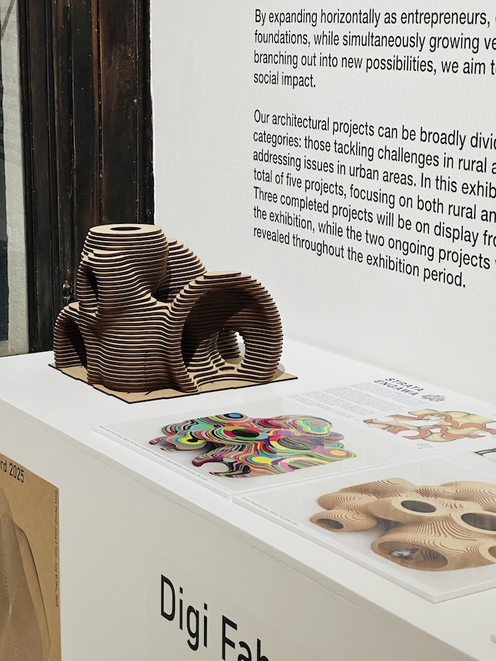 Digi Fab Award 2025 by KOKUYO×VUILDグランプリ作品　〈Strata Engawa〉