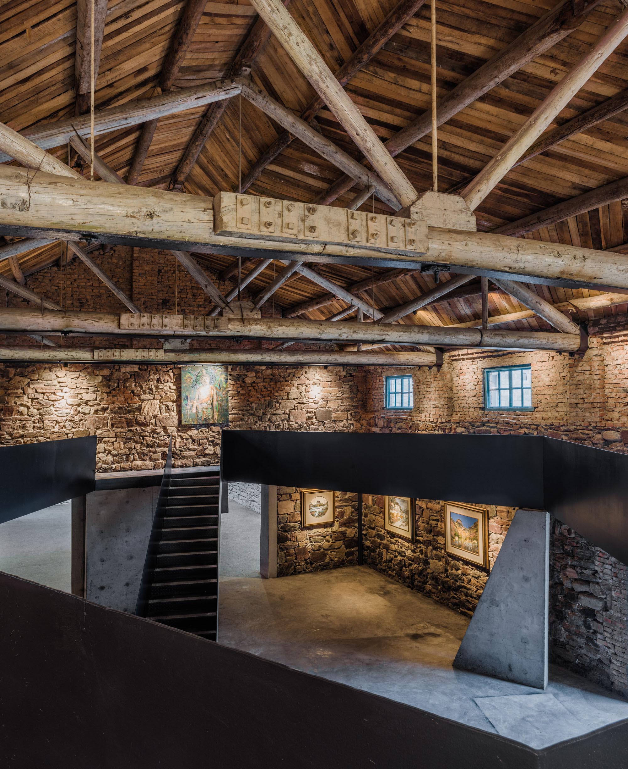 〈太行新宇美術館（Taihang Xinyu Art Museum）〉王冲スタジオ（Wang Chong Studio）