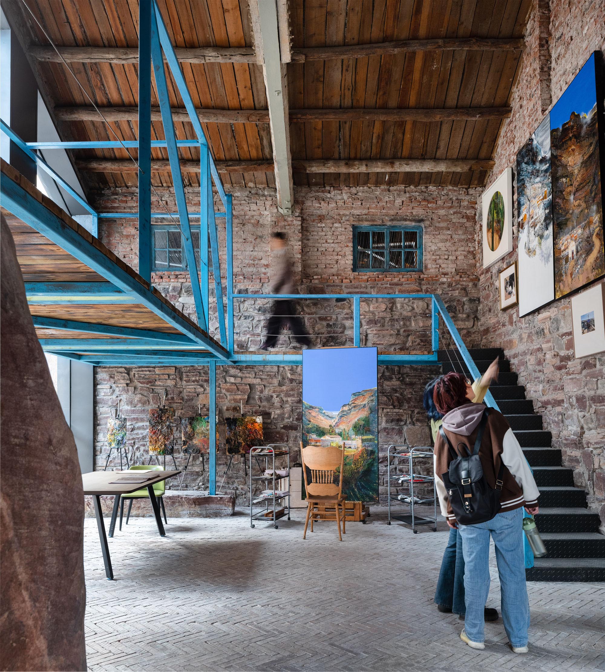 〈太行新宇美術館（Taihang Xinyu Art Museum）〉王冲スタジオ（Wang Chong Studio）