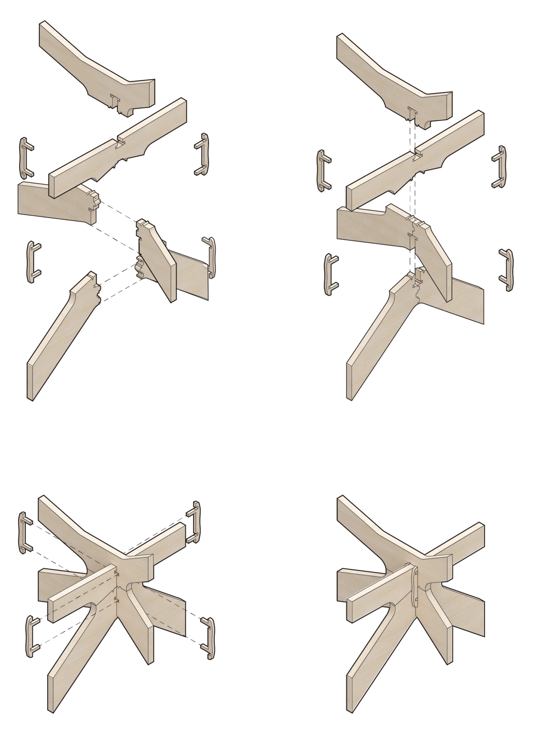 〈3本の木の家（The House of Three Trees）〉JK-AR（Jae Kim Architects & Researchers）