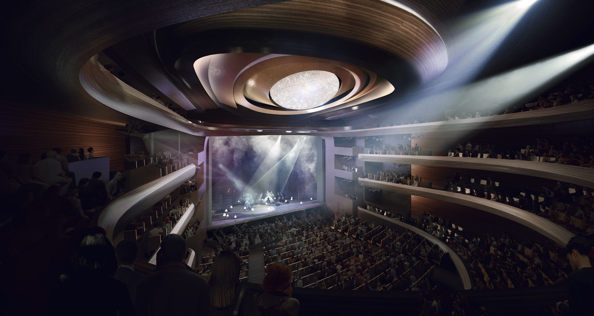 〈釜山オペラハウス（Busan Opera House）〉スノヘッタ（Snøhetta）