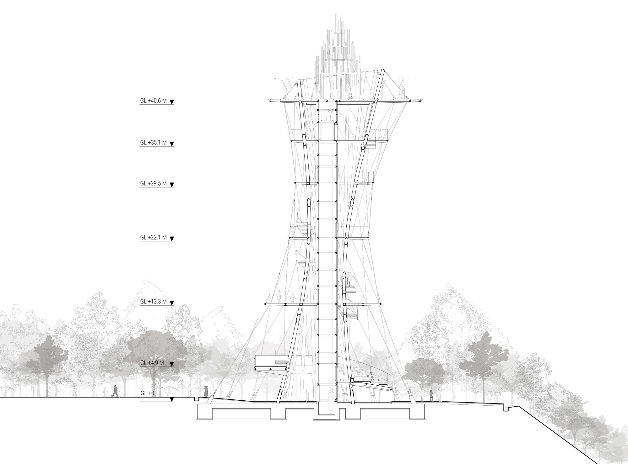 〈ザ・トーチ（The Torch）〉JK-AR（Jae Kim Architects & Researchers）