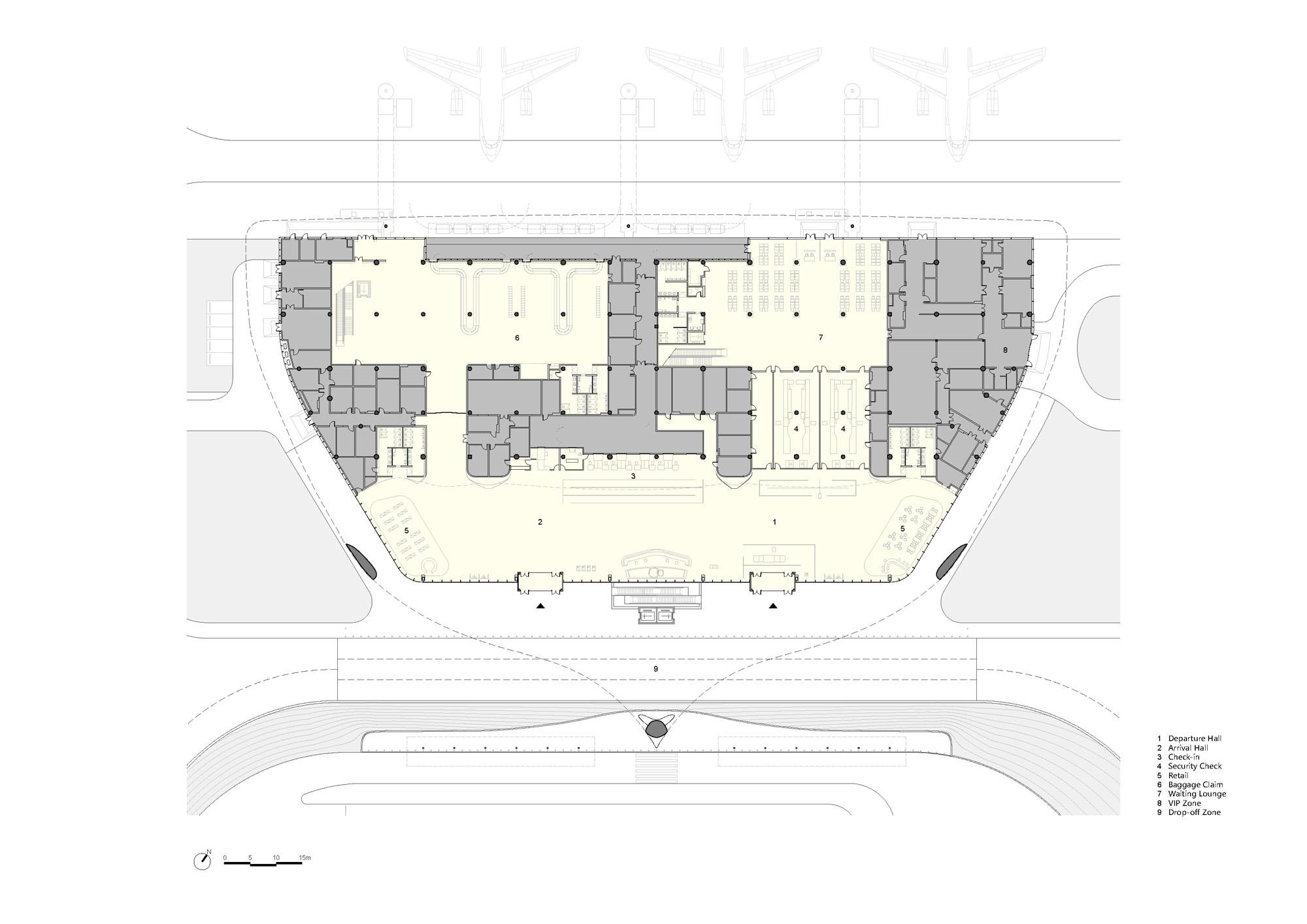 〈麗水空港（Lishui Airport）〉MADアーキテクツ（MAD Architects）