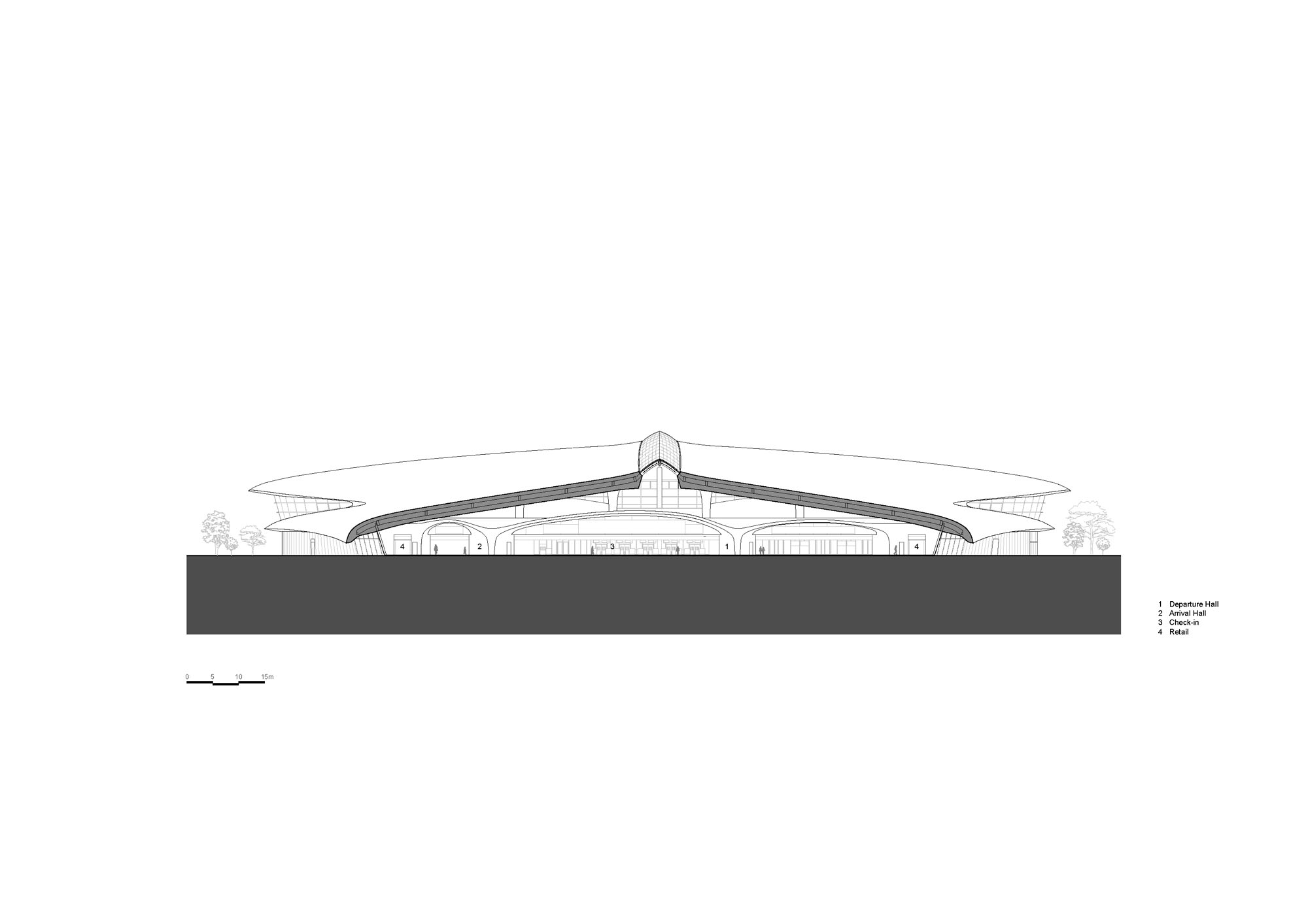 〈麗水空港（Lishui Airport）〉MADアーキテクツ（MAD Architects）