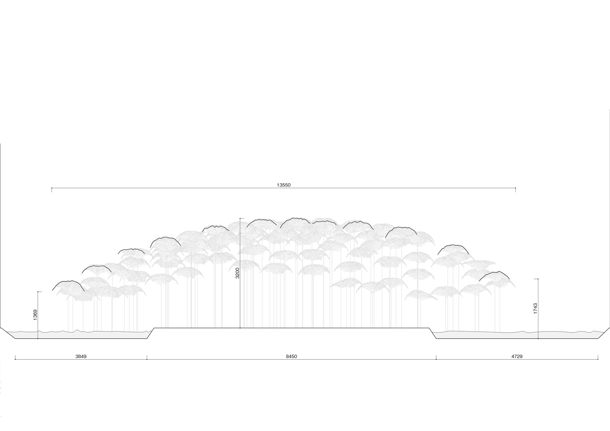「雲の振付、踊る影」YOKOMAE et BOUAYADによるアートパビリオン「雲の振付、踊る影」