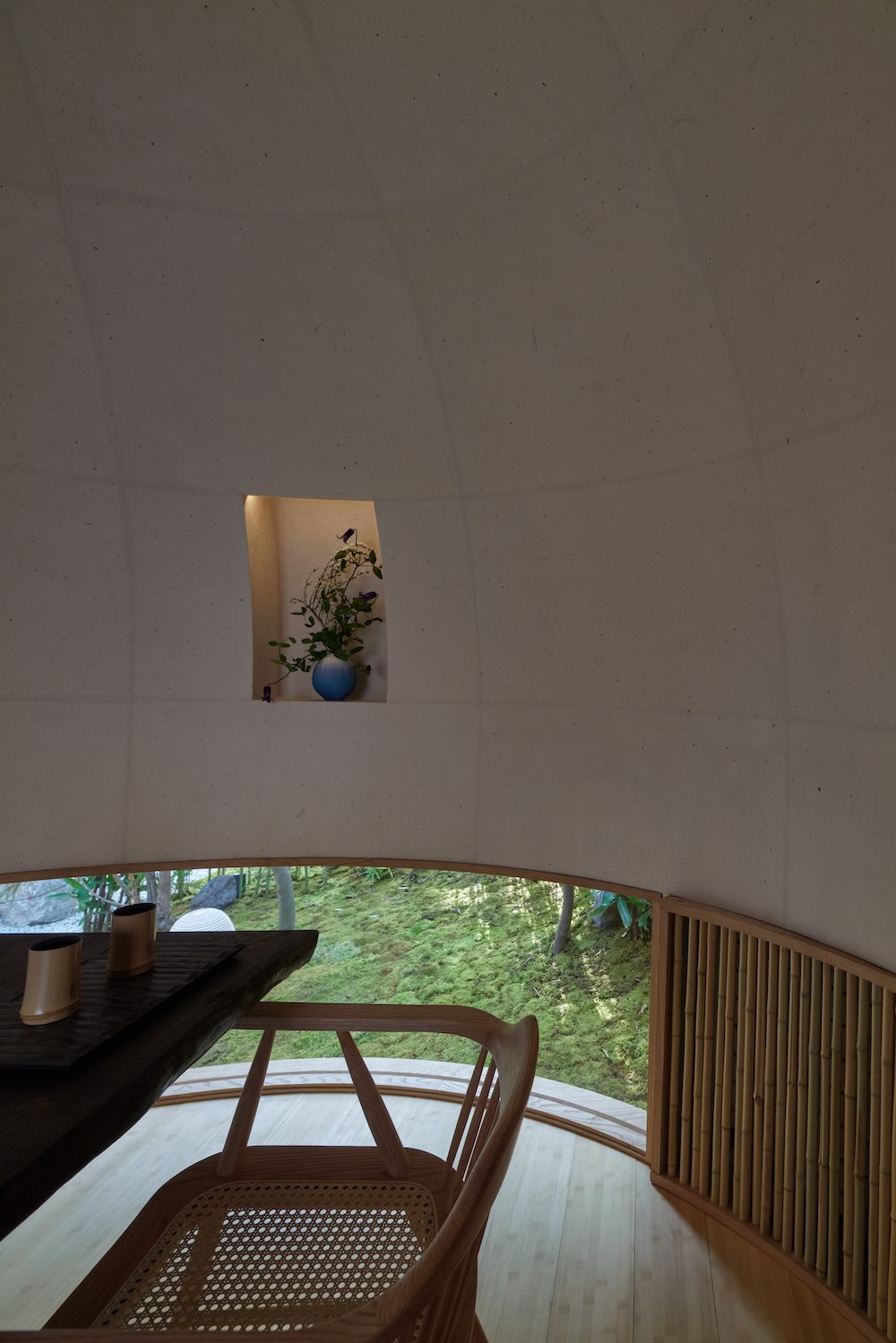 ディオール バンブー パビリオン 茶室