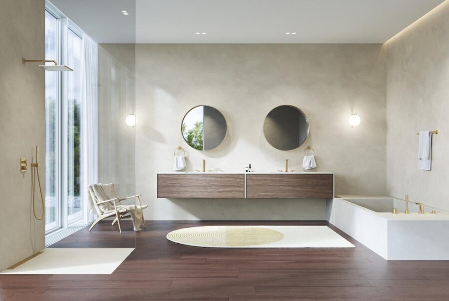 GROHE SPAのALLUREシリーズからPVD カラー4色が新登場！ミニマルデザインの水栓でバスルームをトータルコーディネート