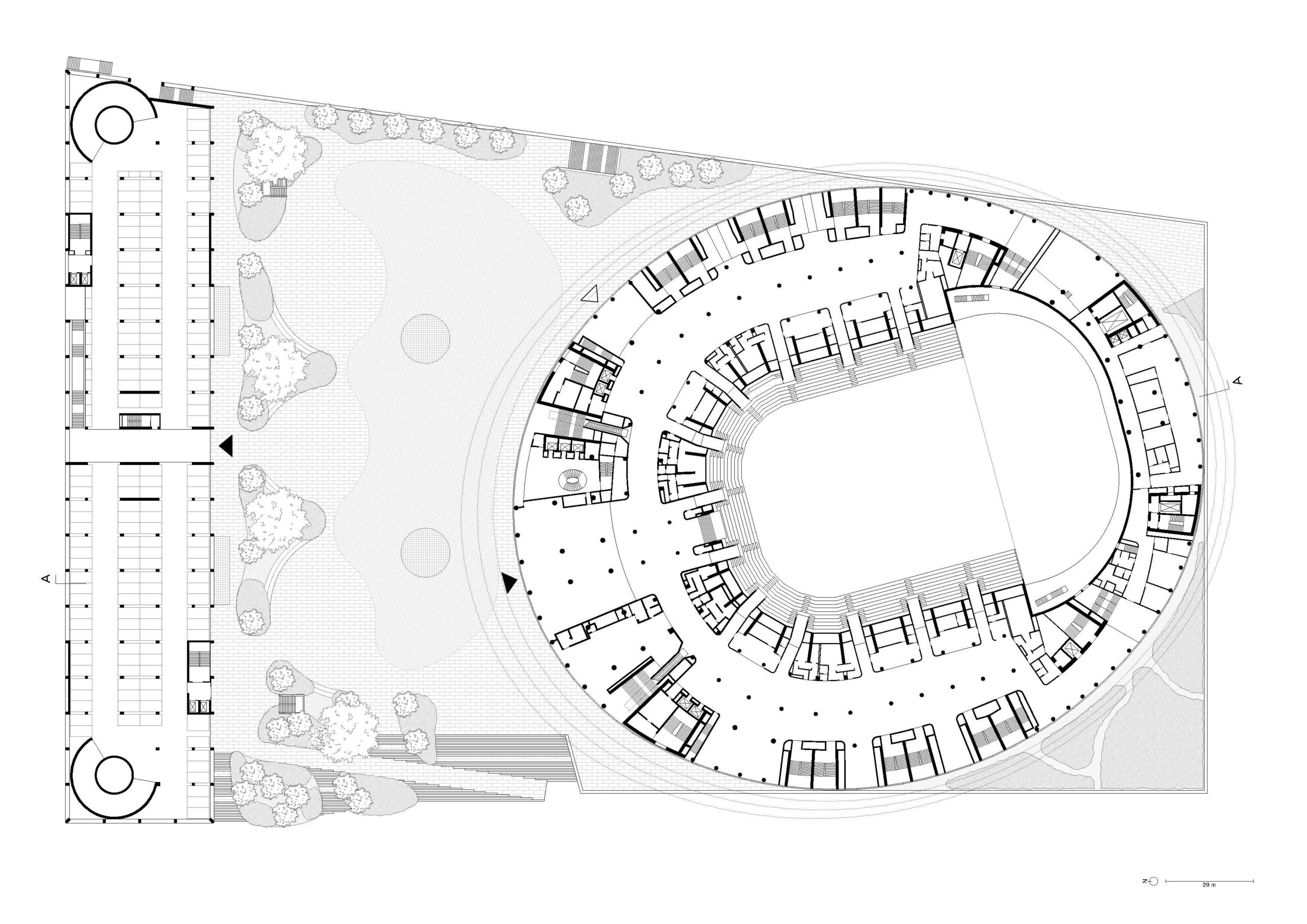 〈ミラノ・アリーナ(Arena Milano)〉デイヴィッド・チッパーフィールド・アーキテクツ(David Chipperfield Architects)