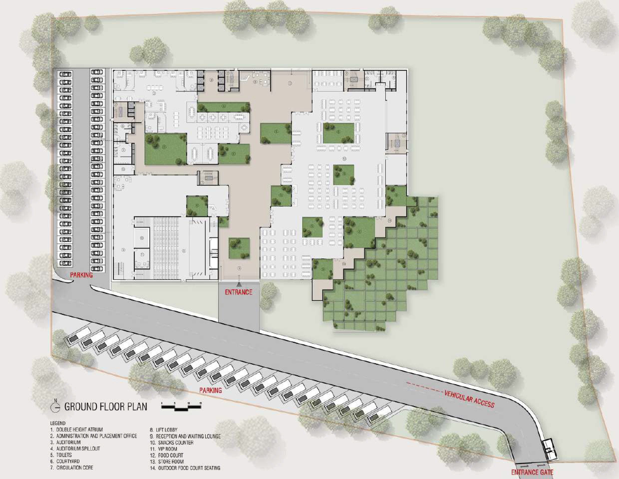 〈プレステージ大学（Prestige University）〉サンジャイ・プリ・アーキテクツ（Sanjay Puri Architects）