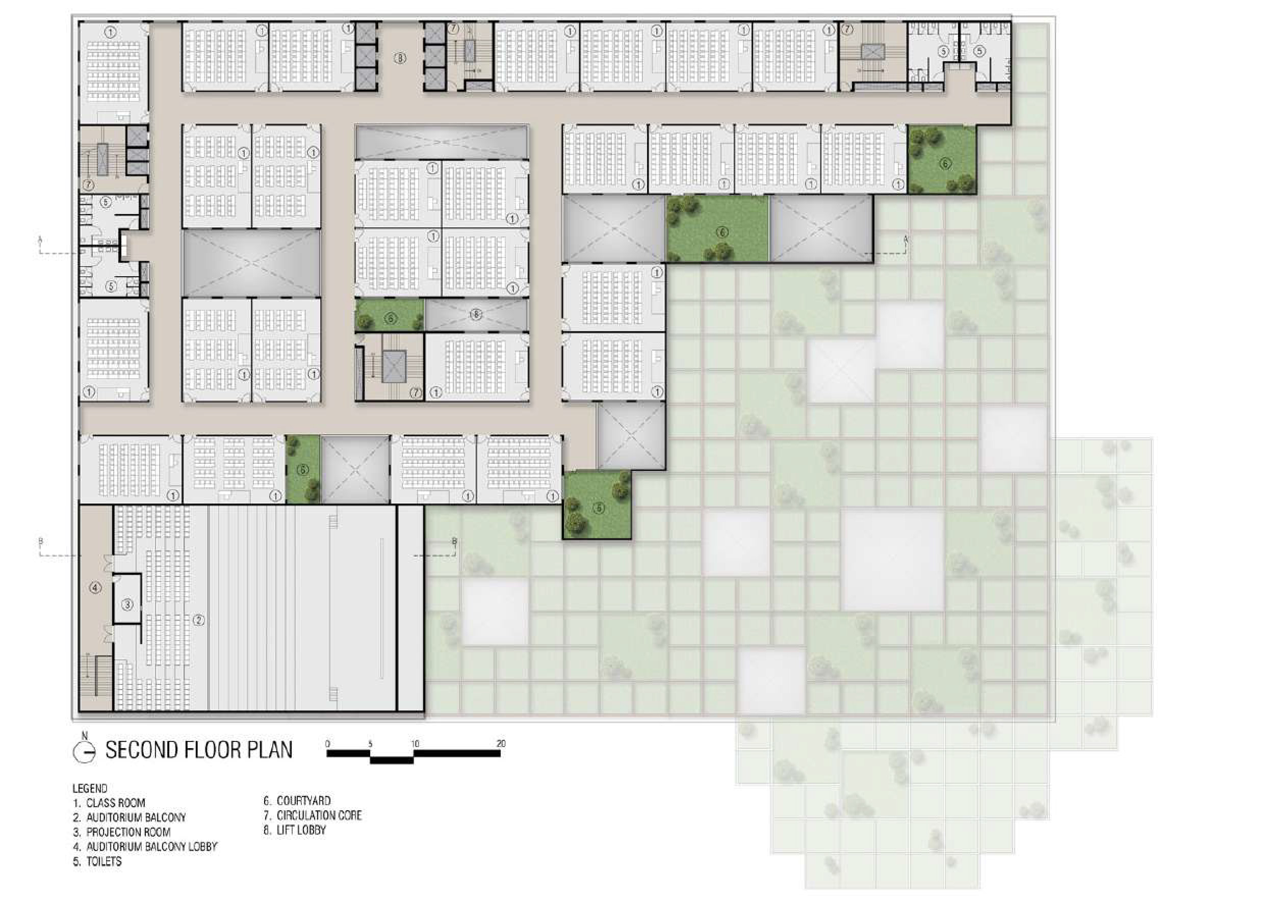 〈プレステージ大学（Prestige University）〉サンジャイ・プリ・アーキテクツ（Sanjay Puri Architects）