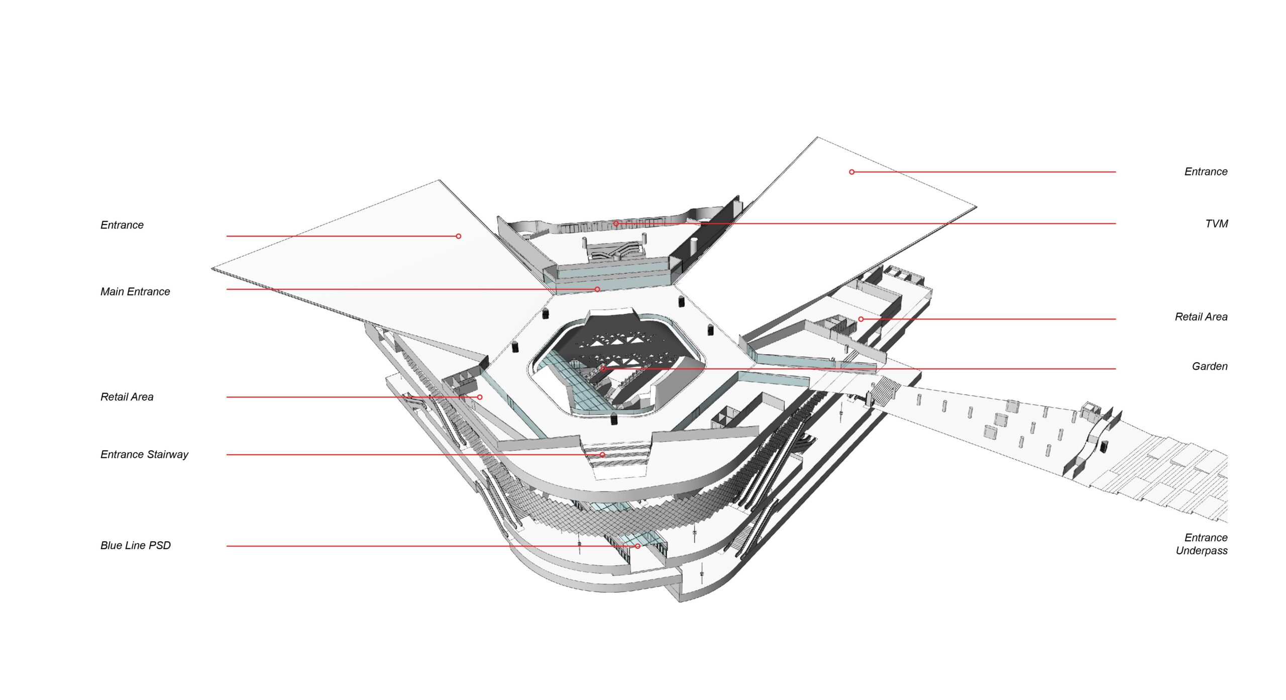 〈カスル・アル・ホクム地下鉄駅（Qasr AlHokm Metro Station）〉スノヘッタ（Snøhetta）