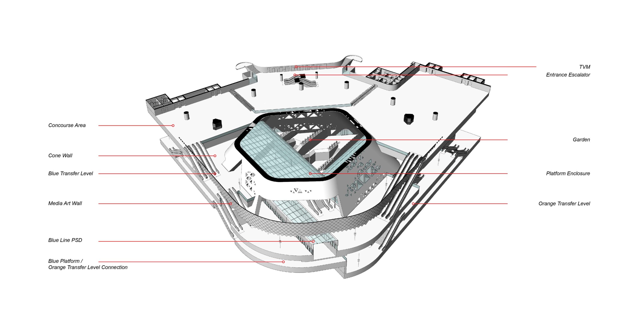 〈カスル・アル・ホクム地下鉄駅（Qasr AlHokm Metro Station）〉スノヘッタ（Snøhetta）