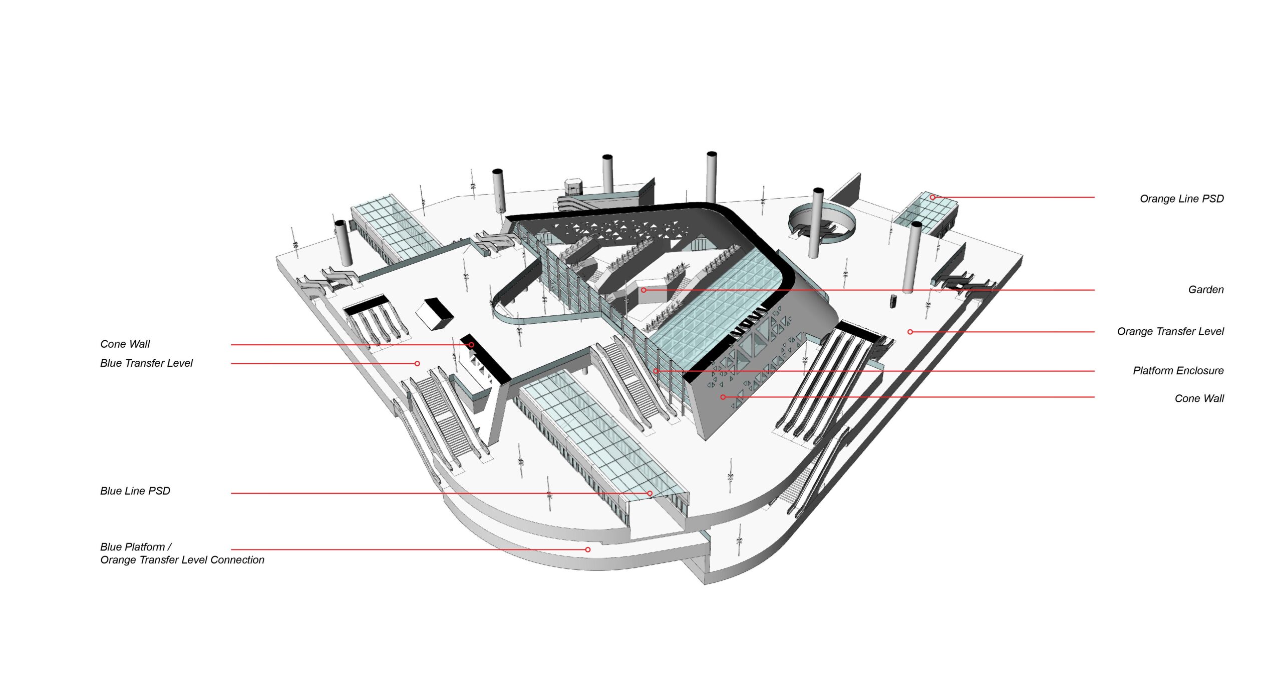 〈カスル・アル・ホクム地下鉄駅（Qasr AlHokm Metro Station）〉スノヘッタ（Snøhetta）