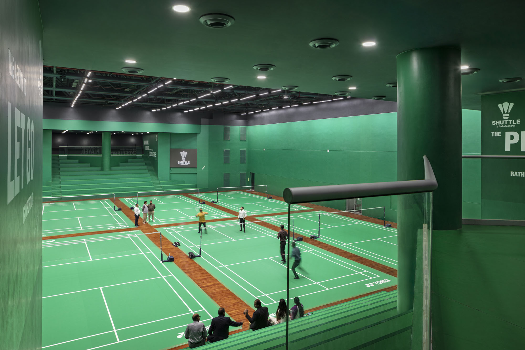 〈ダルミア・ゴピチャンド・バドミントンアカデミー（The dalmia-gopichand badminton academy）〉（通称：The Shuttle）Studio Archohm