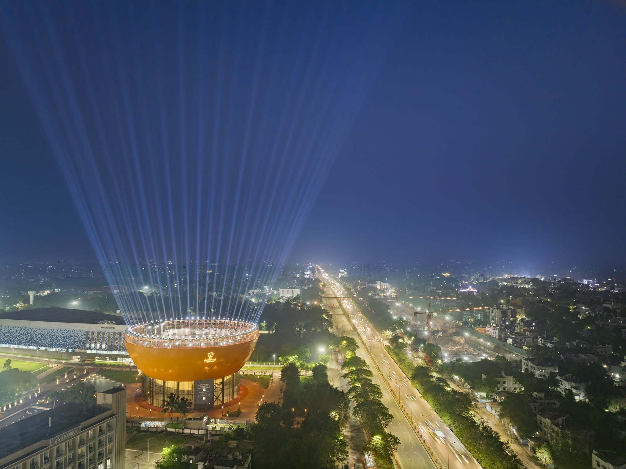 〈ダルミア・ゴピチャンド・バドミントンアカデミー（The dalmia-gopichand badminton academy）〉（通称：The Shuttle）Studio Archohm