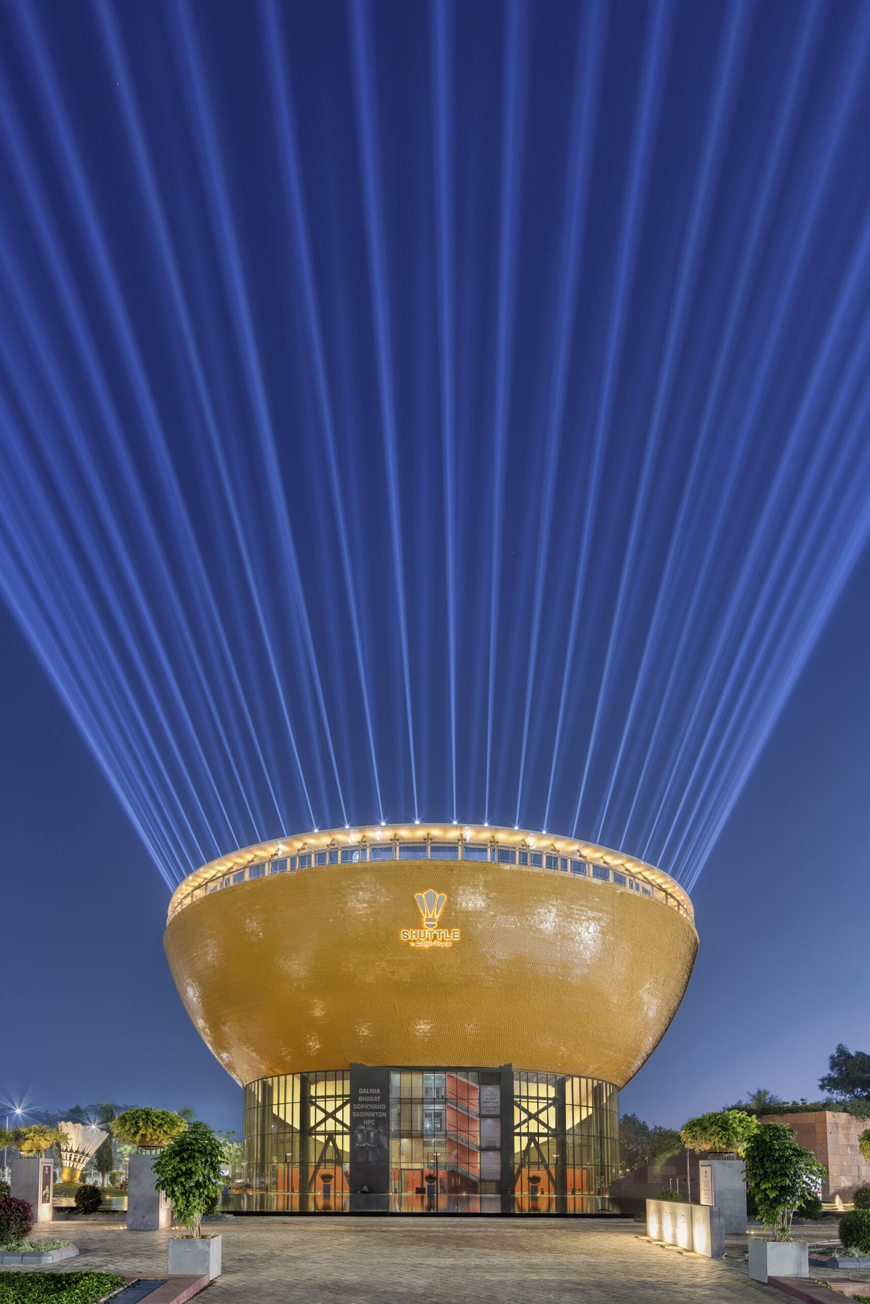 〈ダルミア・ゴピチャンド・バドミントンアカデミー（The dalmia-gopichand badminton academy）〉（通称：The Shuttle）Studio Archohm