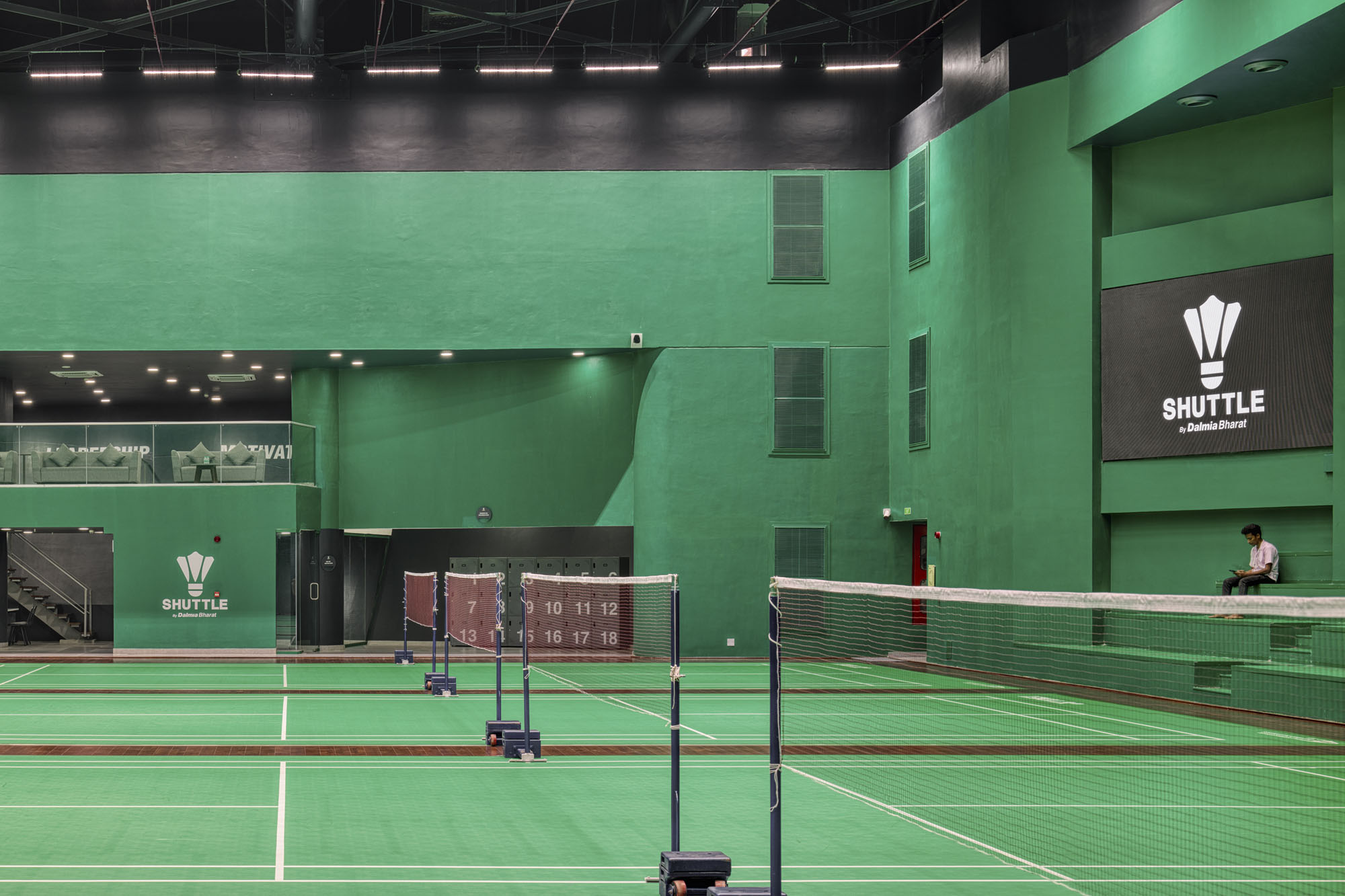 〈ダルミア・ゴピチャンド・バドミントンアカデミー（The dalmia-gopichand badminton academy）〉（通称：The Shuttle）Studio Archohm