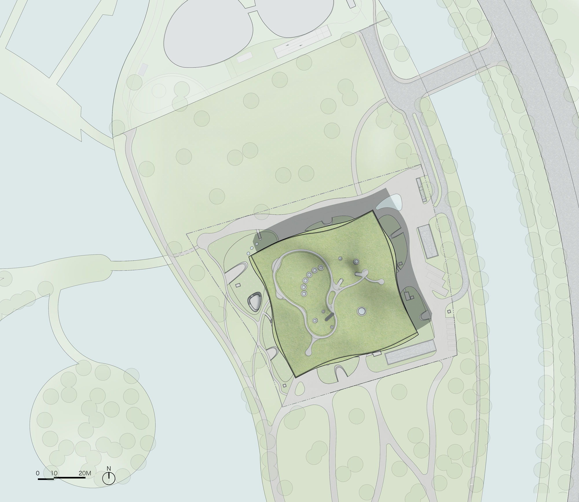 〈Wave Cube〉Scenic Architecture Office（SAO）