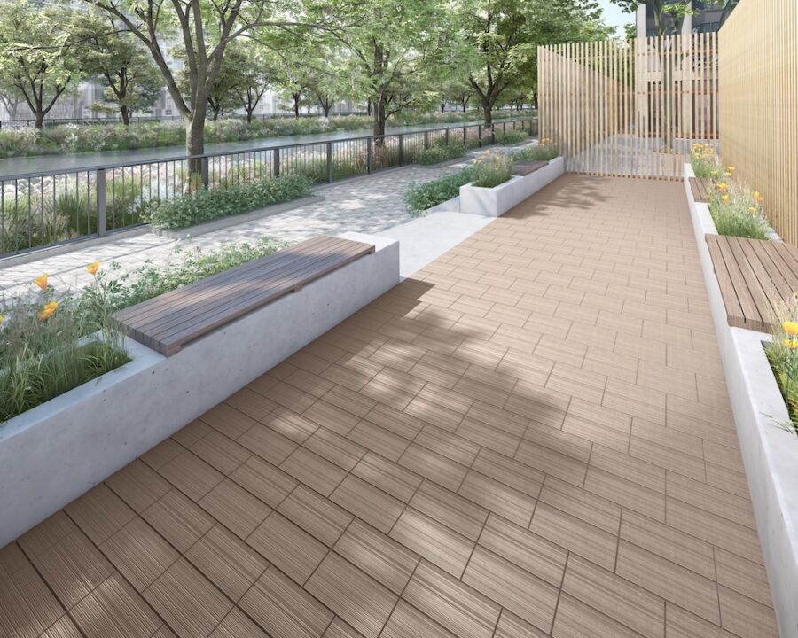 廃プラスチックから生まれた循環型素材「revia（レビア）」の新展開高い意匠性と簡易施工を両立した「レビアパネル」が登場