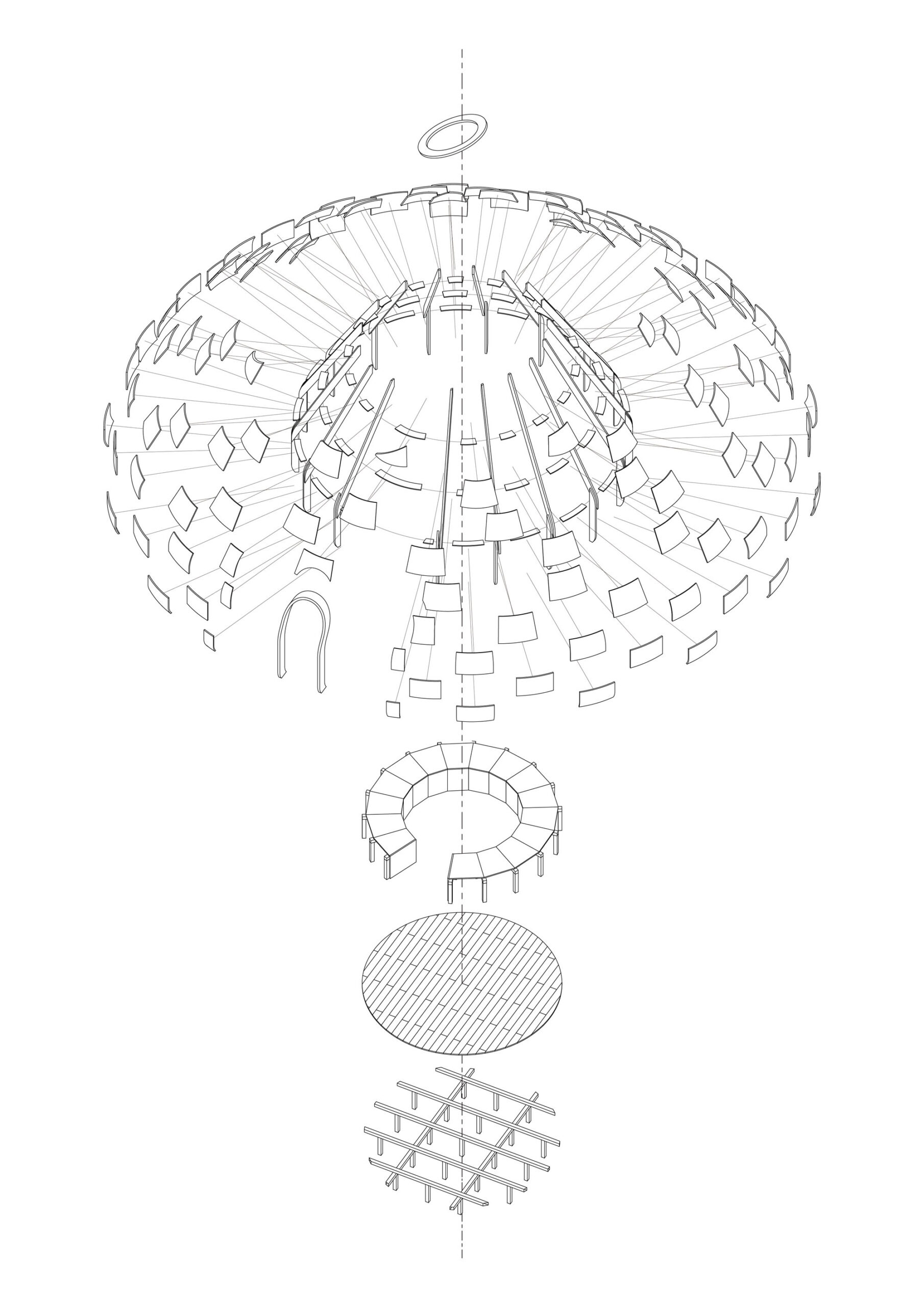 〈マイセリウム・ハット（Mycelial Hut）〉ヨンジュ・リー・アーキテクチャ（Yong Ju Lee Architecture）