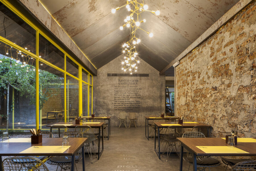 築150年の住宅を再生したインドのレストラン〈Ko.Co〉Stapati